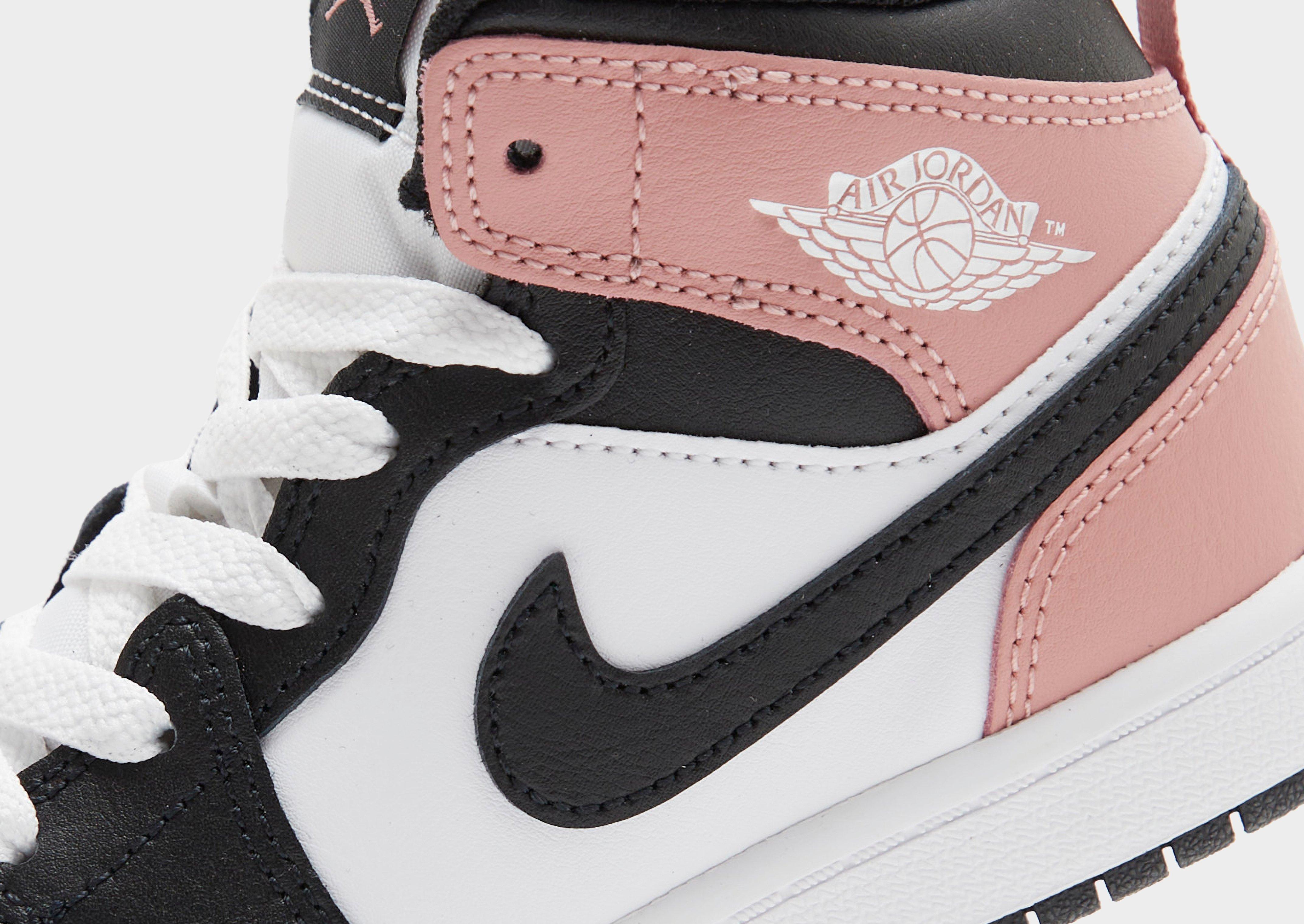 Adidași pentru copii JORDAN 1 MID BP DQ8424-100 Alb