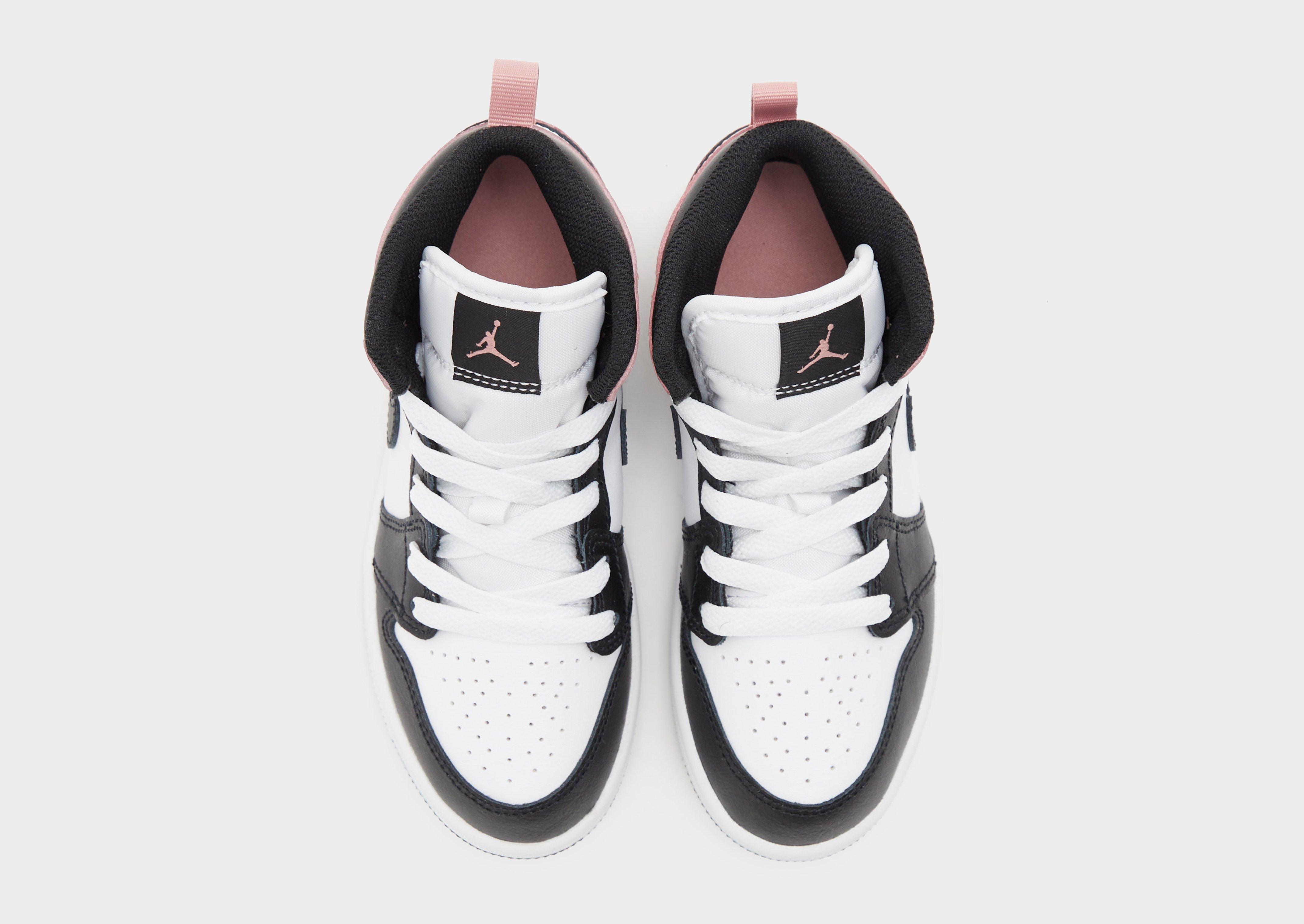 Adidași pentru copii JORDAN 1 MID BP DQ8424-100 Alb