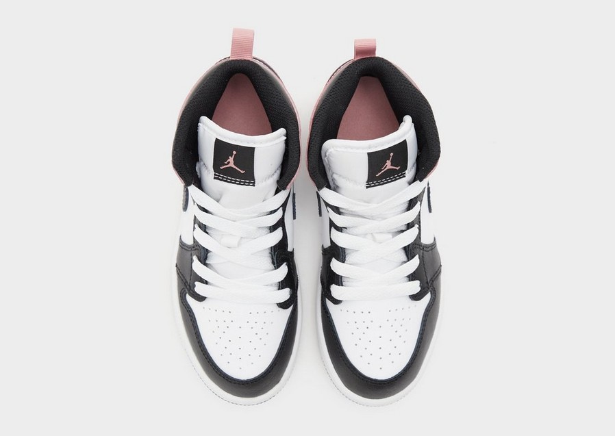Adidași pentru copii JORDAN 1 MID BP DQ8424-100 Alb