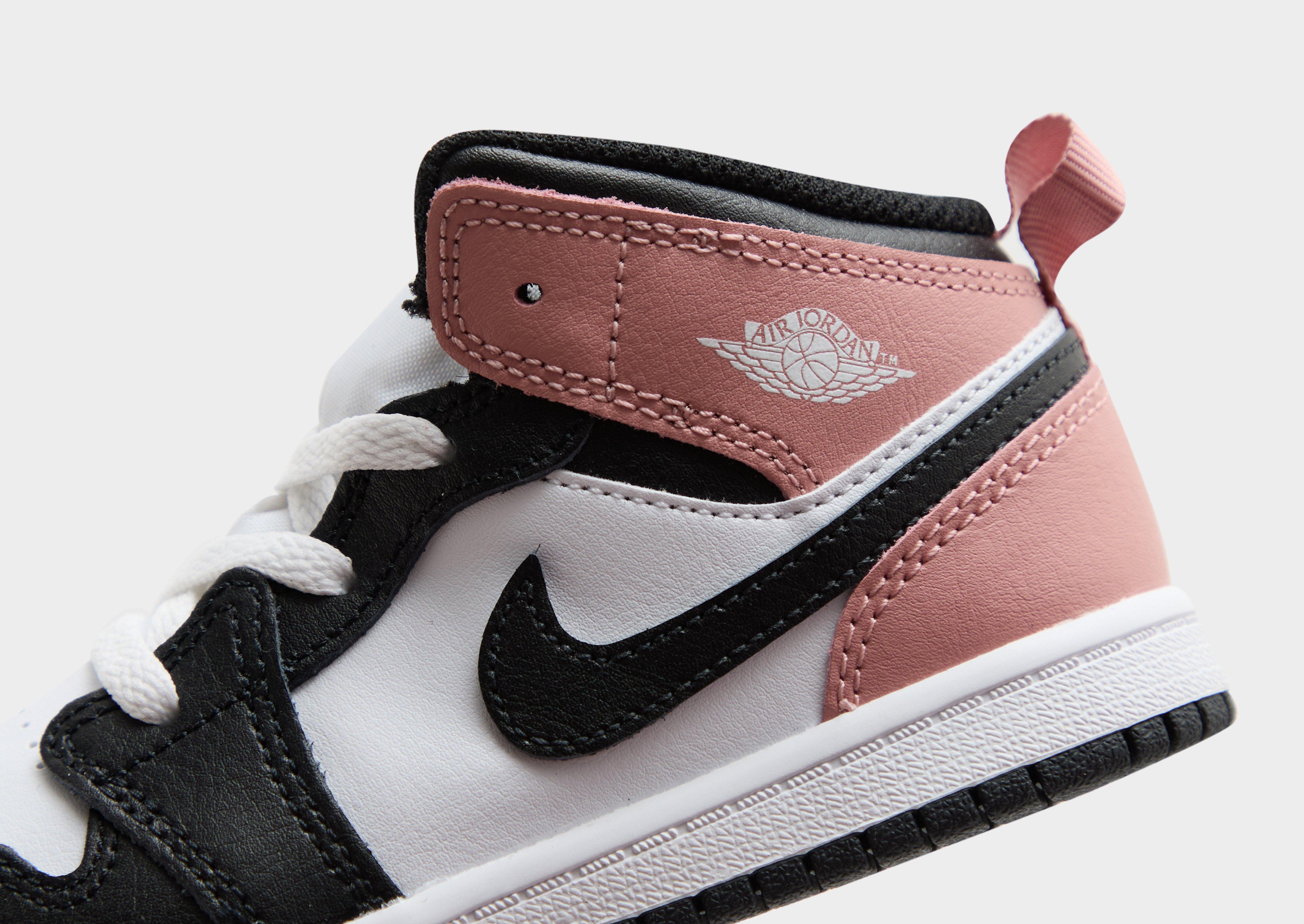 Adidași pentru copii JORDAN 1 MID BT DQ8425-100 Alb