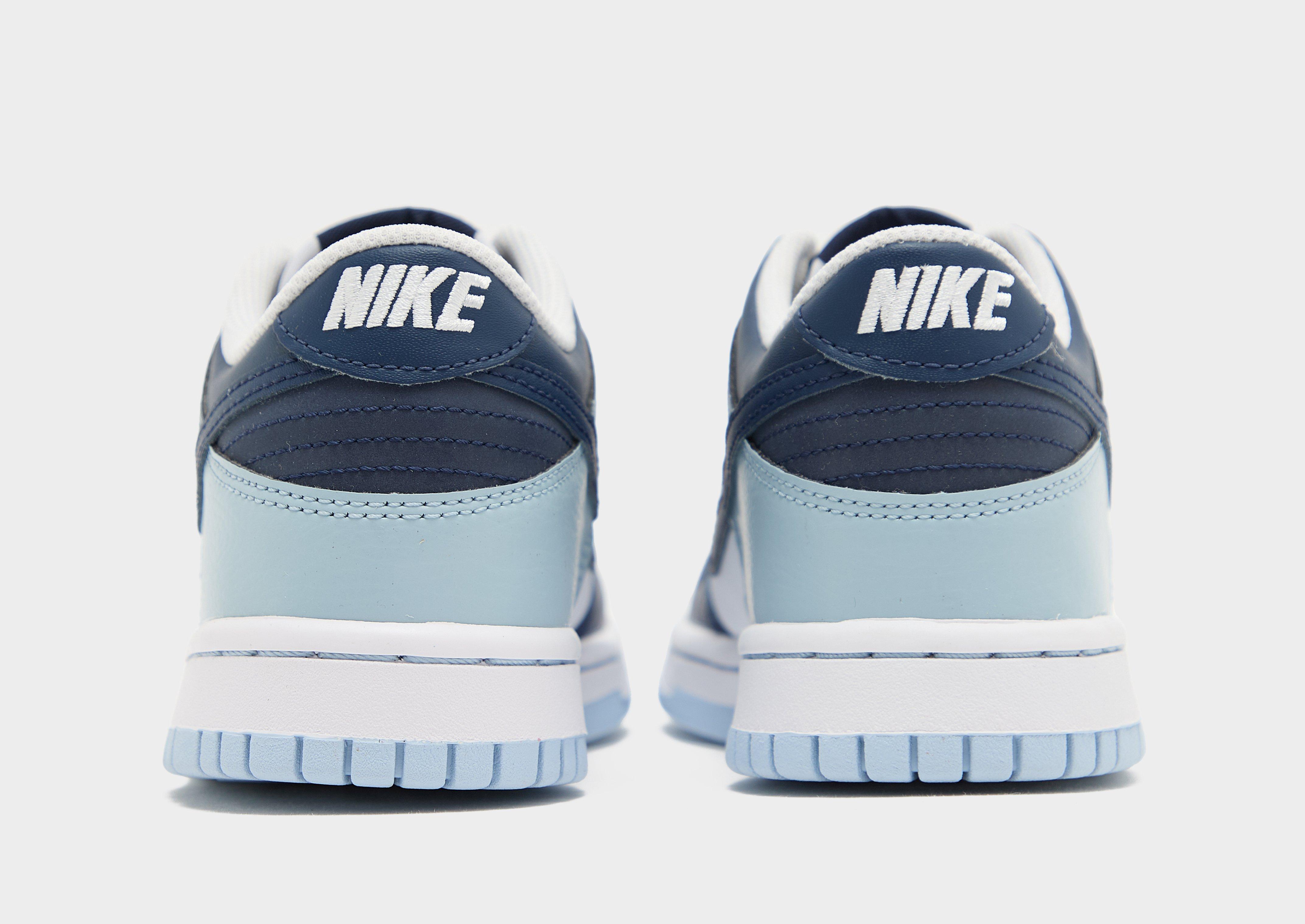 Buty sneakersy dla dzieci NIKE DUNK LOW BG IB7687-100 Granatowy