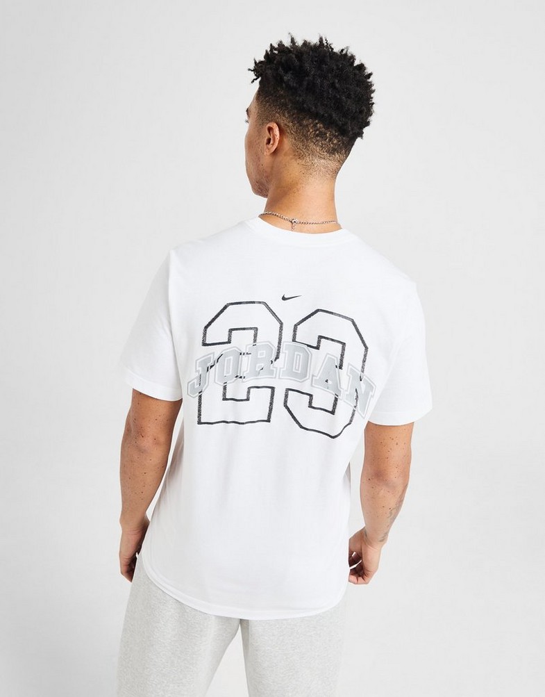 Pánske tričko JORDAN TRIČKO M J FLT MVP JM HBR SS CREW IB8914-100 Biela