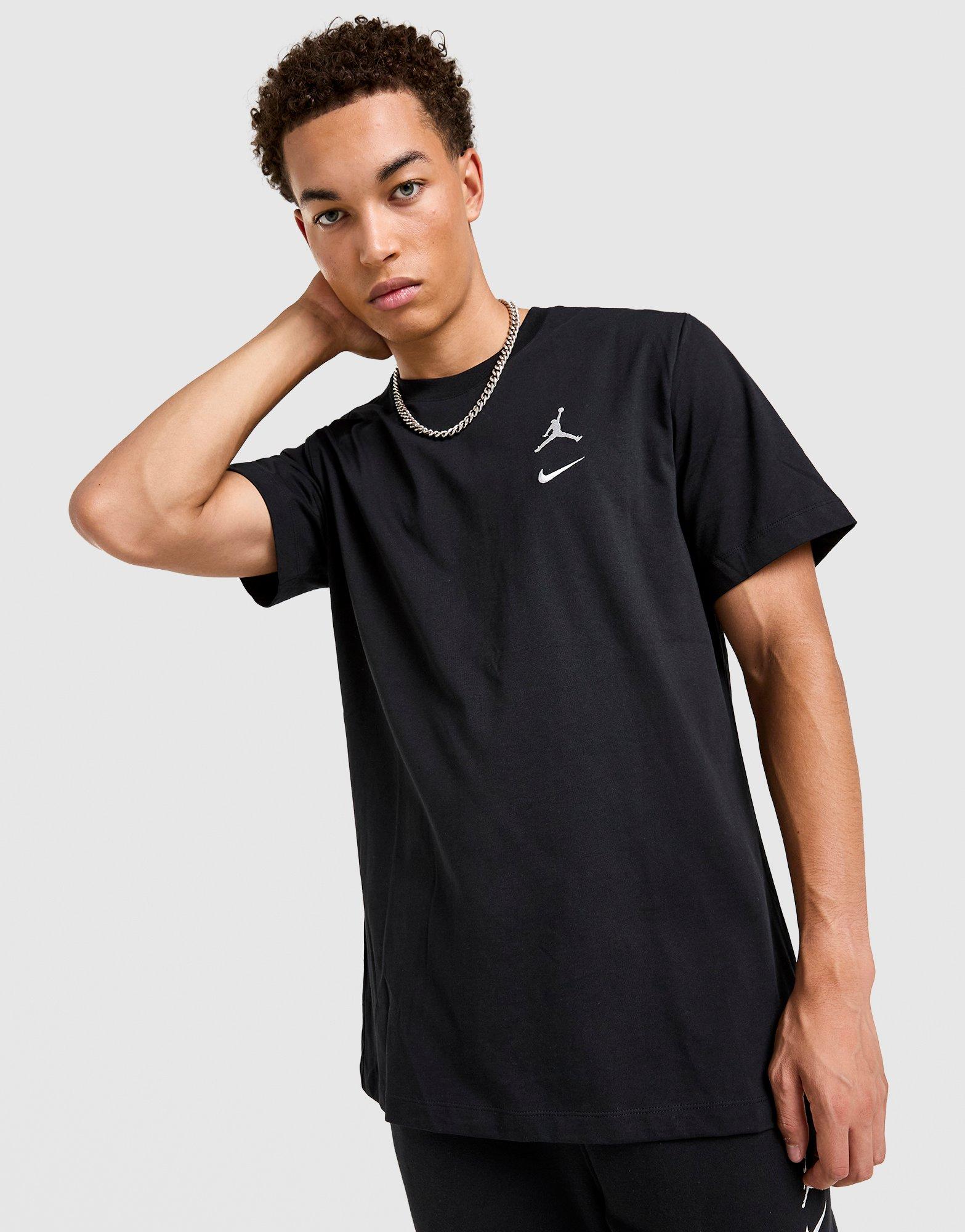 Férfi póló JORDAN PÓLÓ M J FLT MVP JM HBR SS CREW IB8914-010 Fekete