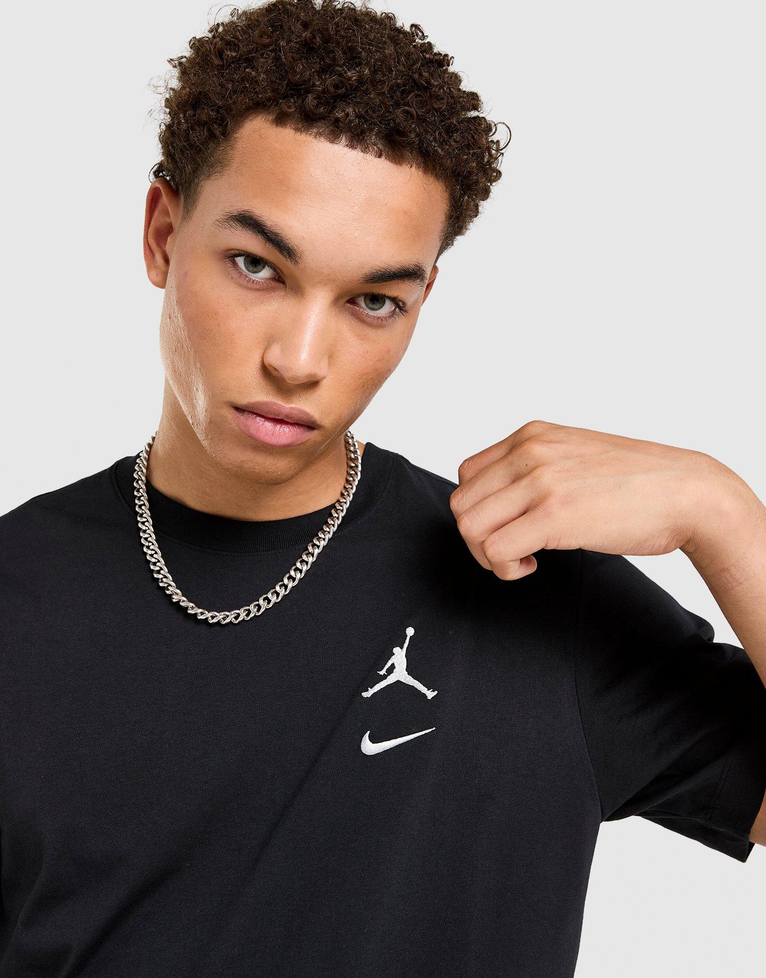 Férfi póló JORDAN PÓLÓ M J FLT MVP JM HBR SS CREW IB8914-010 Fekete