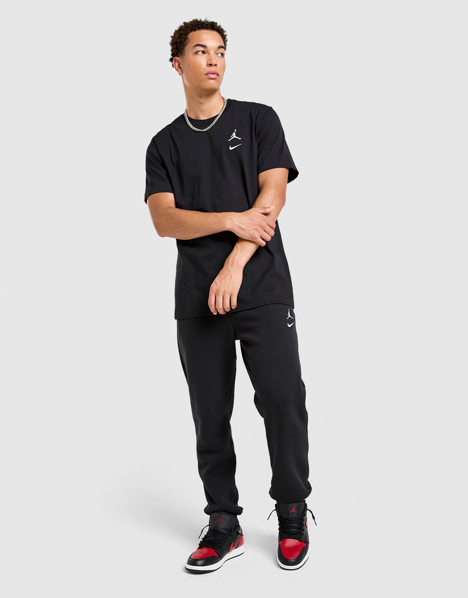 Férfi póló JORDAN PÓLÓ M J FLT MVP JM HBR SS CREW IB8914-010 Fekete