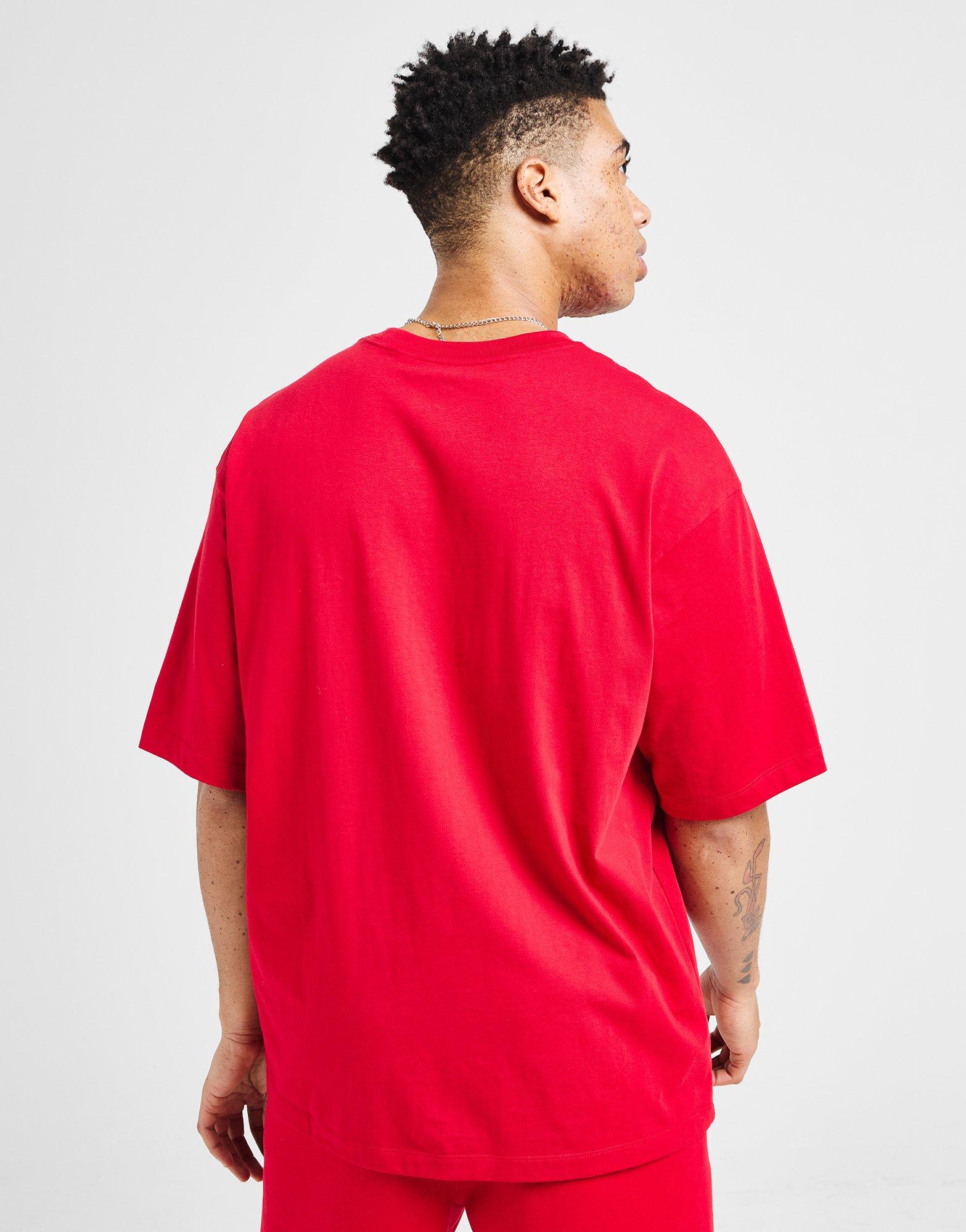 Muški T-shirt JORDAN T-SHIRT M J FLT ESS JD HBR SS CREW IB7347-687 crvena