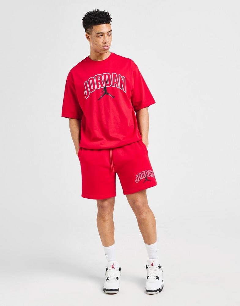 Pantaloni scurți pentru bărbați JORDAN PANTALONI SCURȚI M J BRKLN LBR GFX SHORT IB7910-687 Roșu