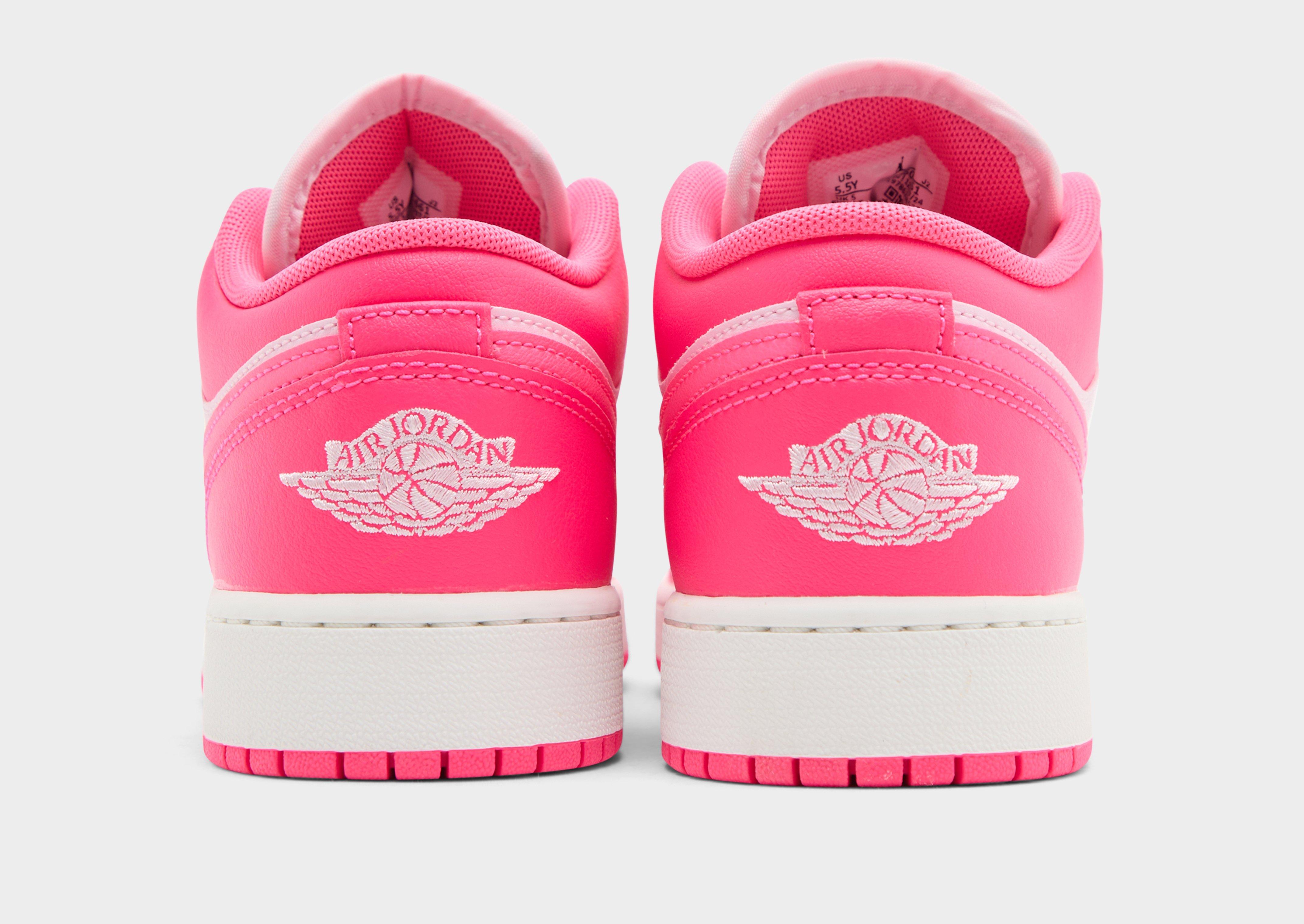 Дитячі кросівки AIR JORDAN 1 LOW BG  553560-661 Рожевий