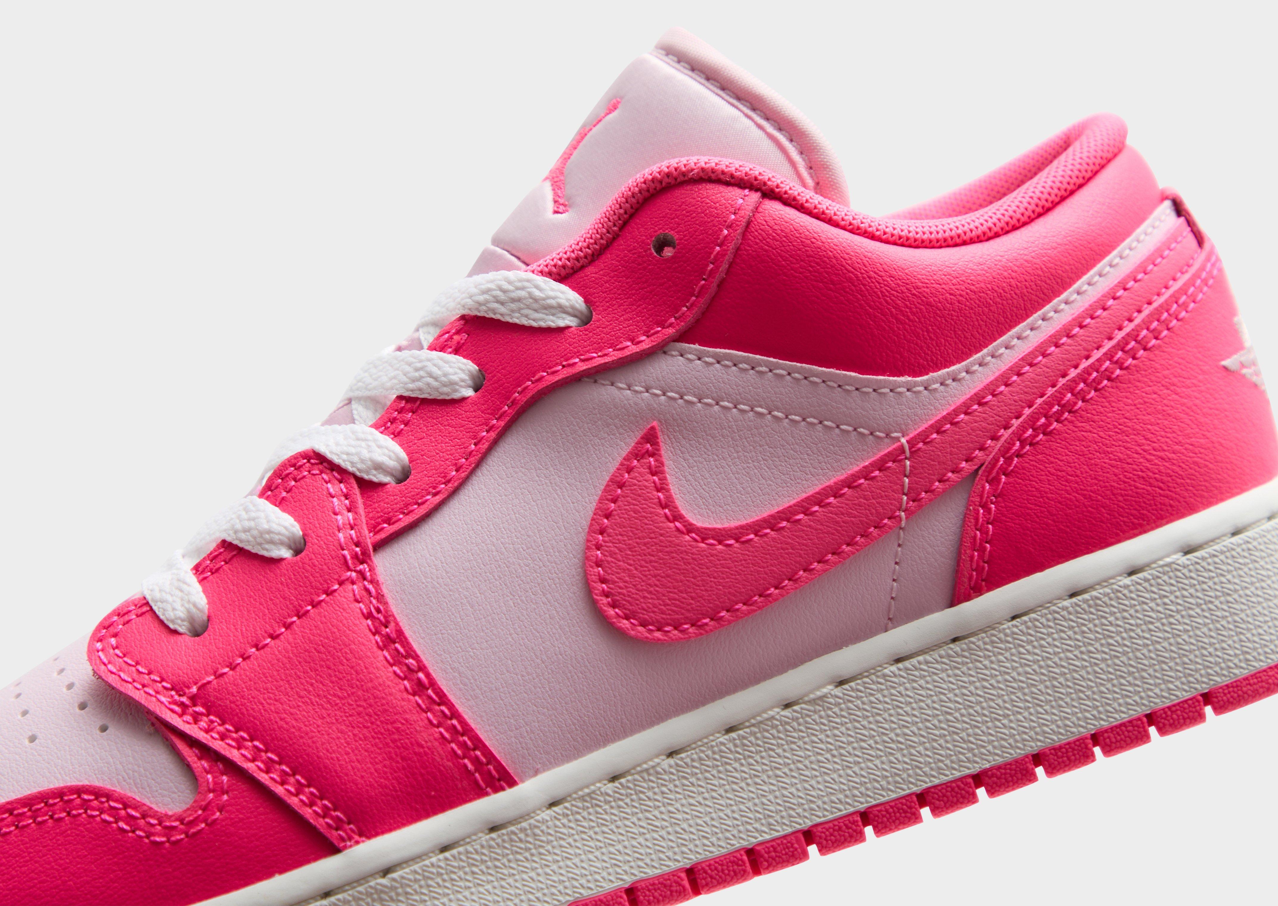 Дитячі кросівки AIR JORDAN 1 LOW BG  553560-661 Рожевий