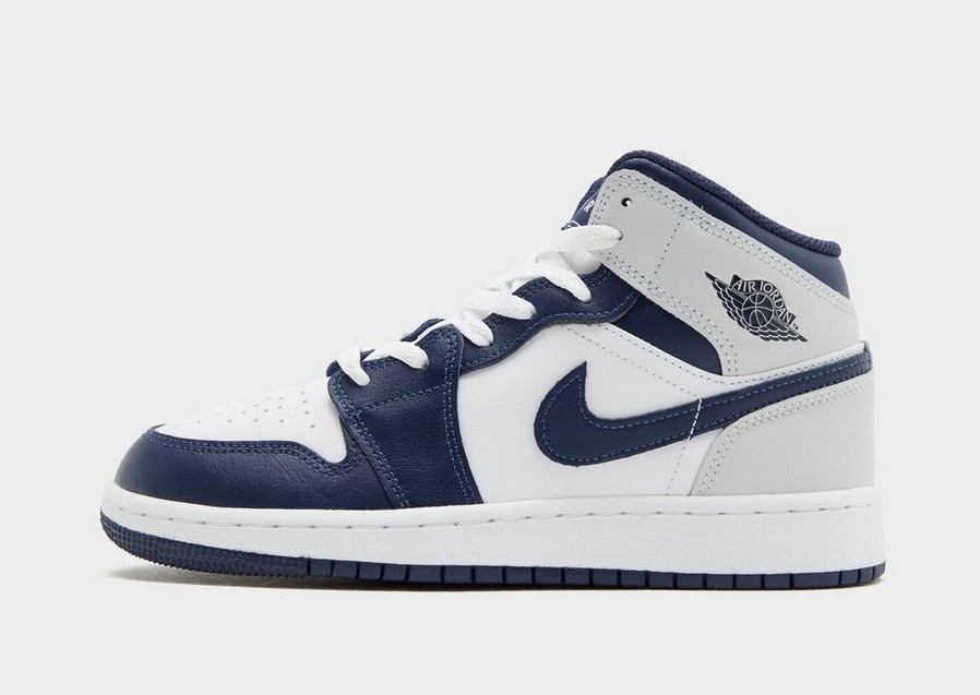Buty sneakersy dla dzieci JORDAN 1 MID DQ8423-146 Granatowy