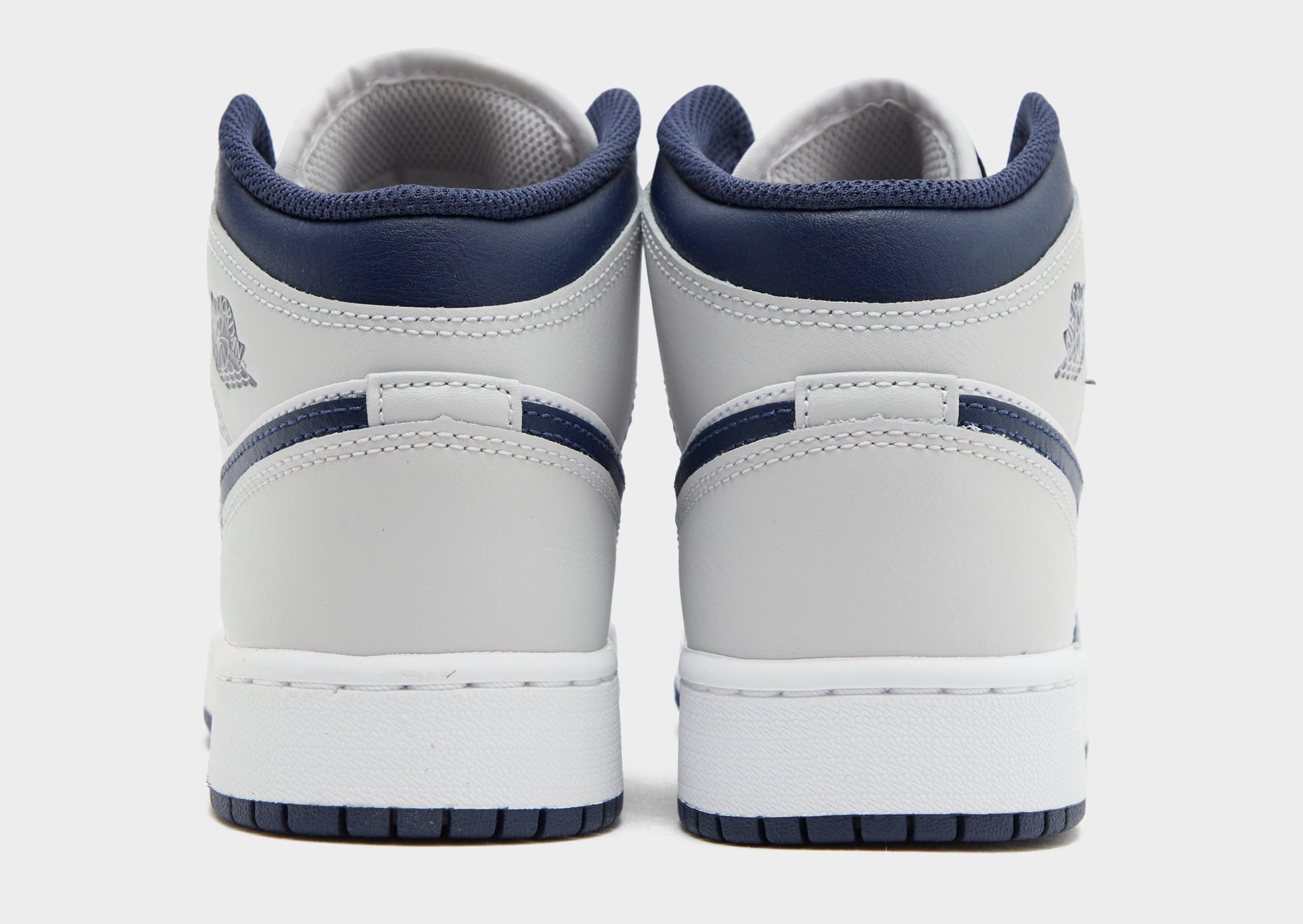 Buty sneakersy dla dzieci JORDAN 1 MID DQ8423-146 Granatowy