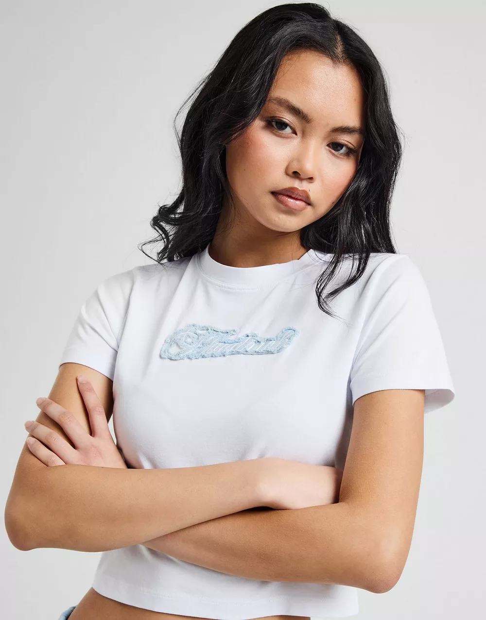 HOODRICH ФУТБОЛКА DENIM BABY T WHT/BLU, фото 1 з 4