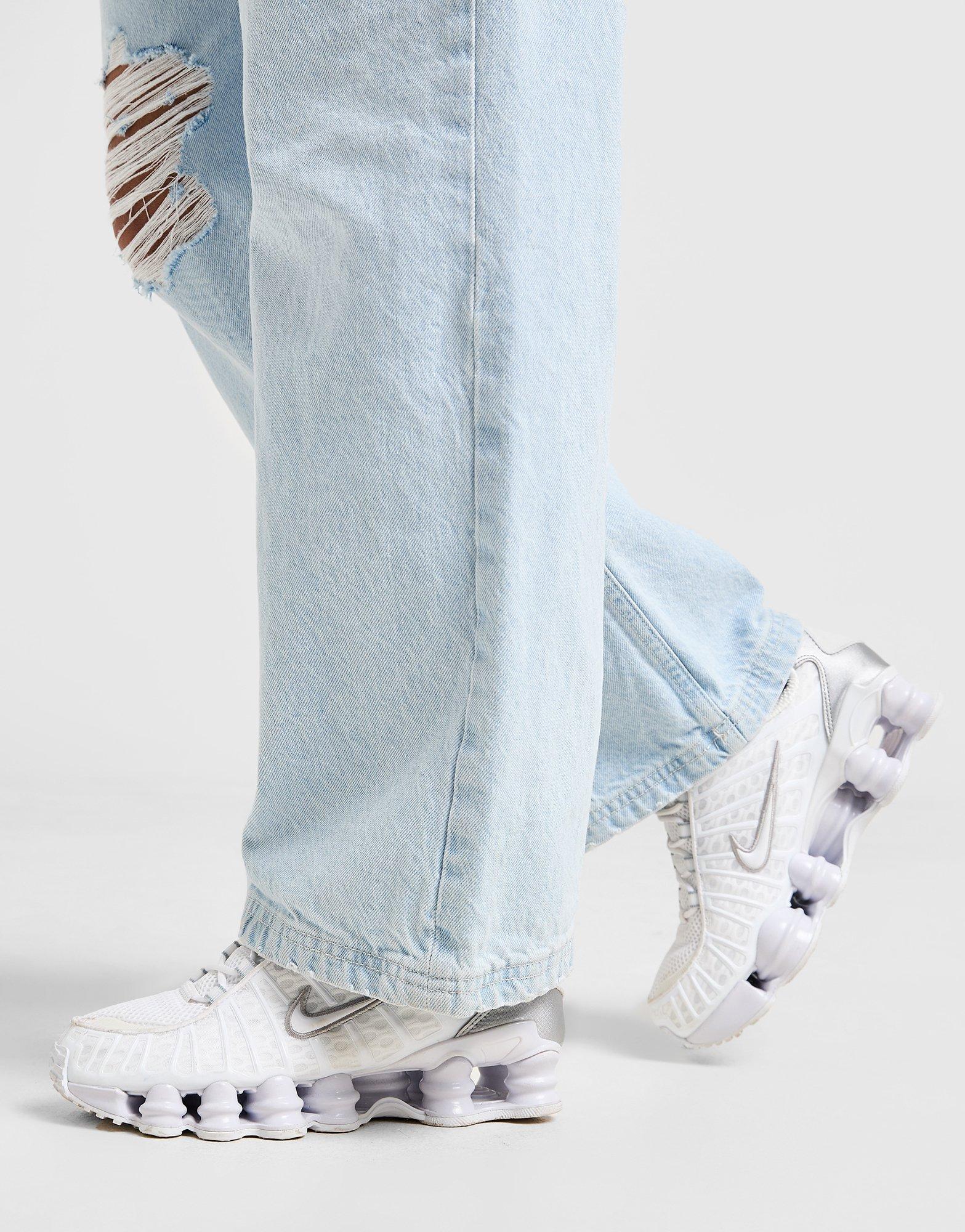 Jeansy damskie HOODRICH SPODNIE FRONT SCRIPT JEAN L'BLU HW01250324 Niebieski