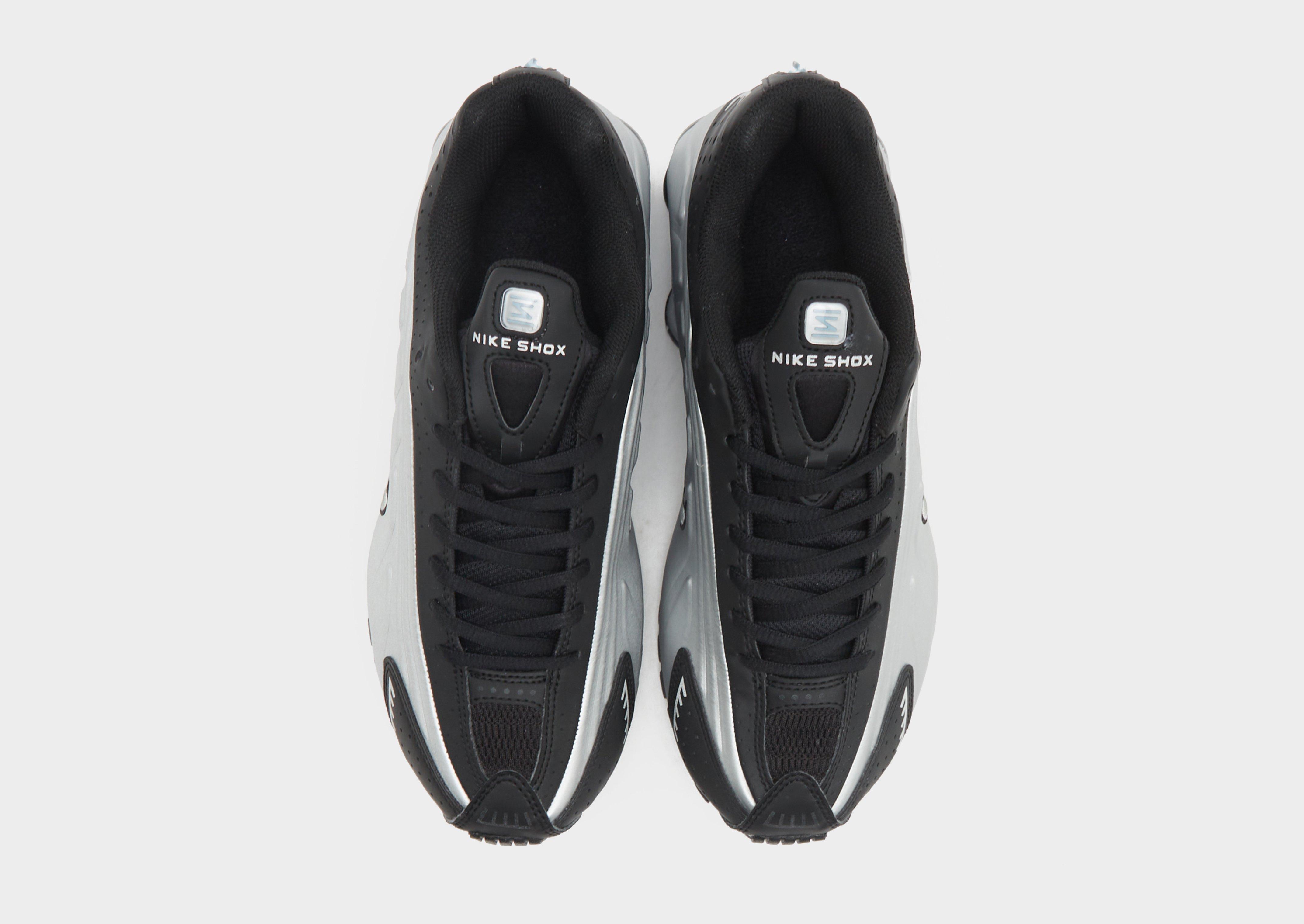 Buty sneakersy dla dzieci NIKE SHOX R4 YA CW2626-004 Srebrny