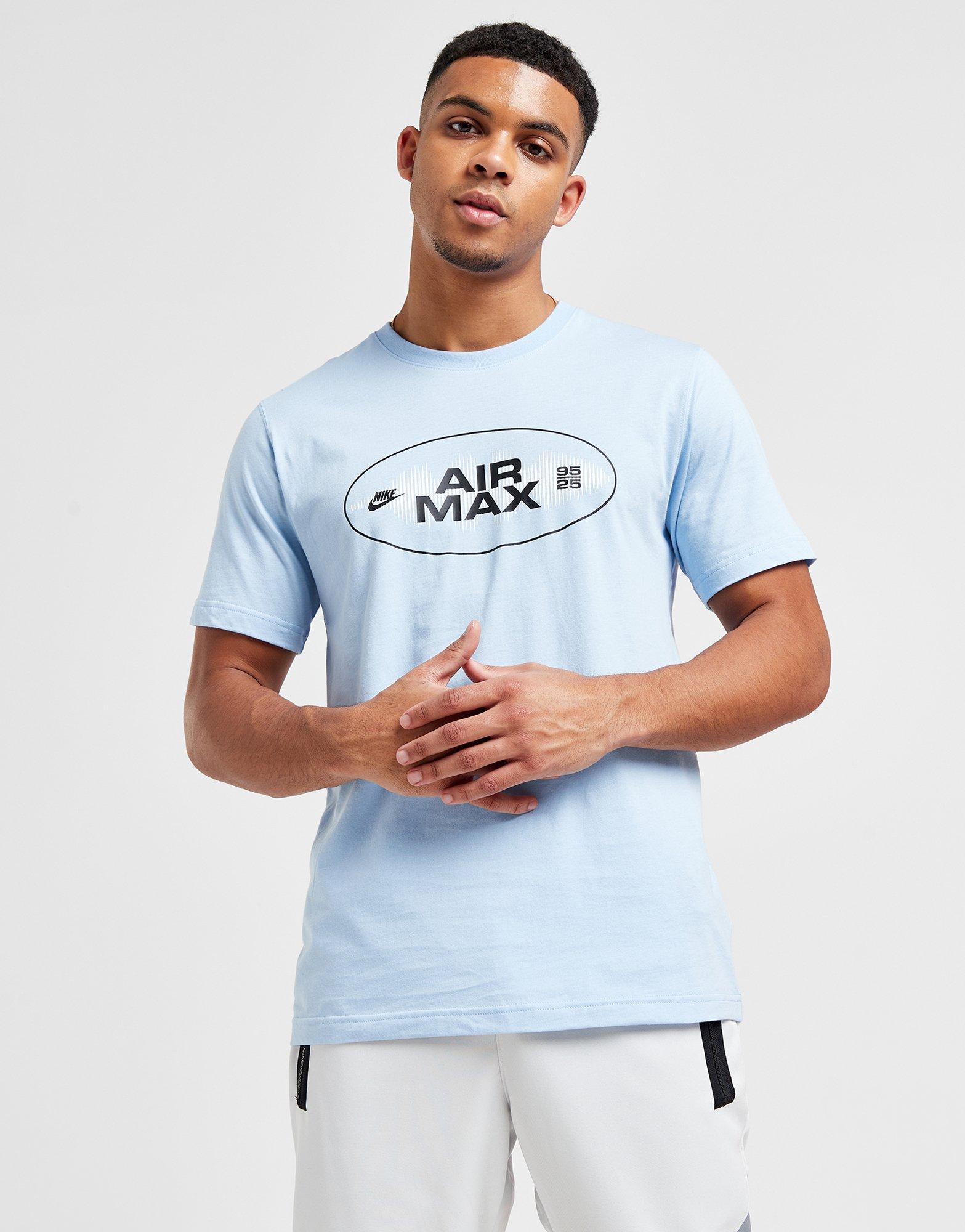 Férfi póló NIKE PÓLÓ M NSW AIR MAX SS TEE HQ4898-422 Kék