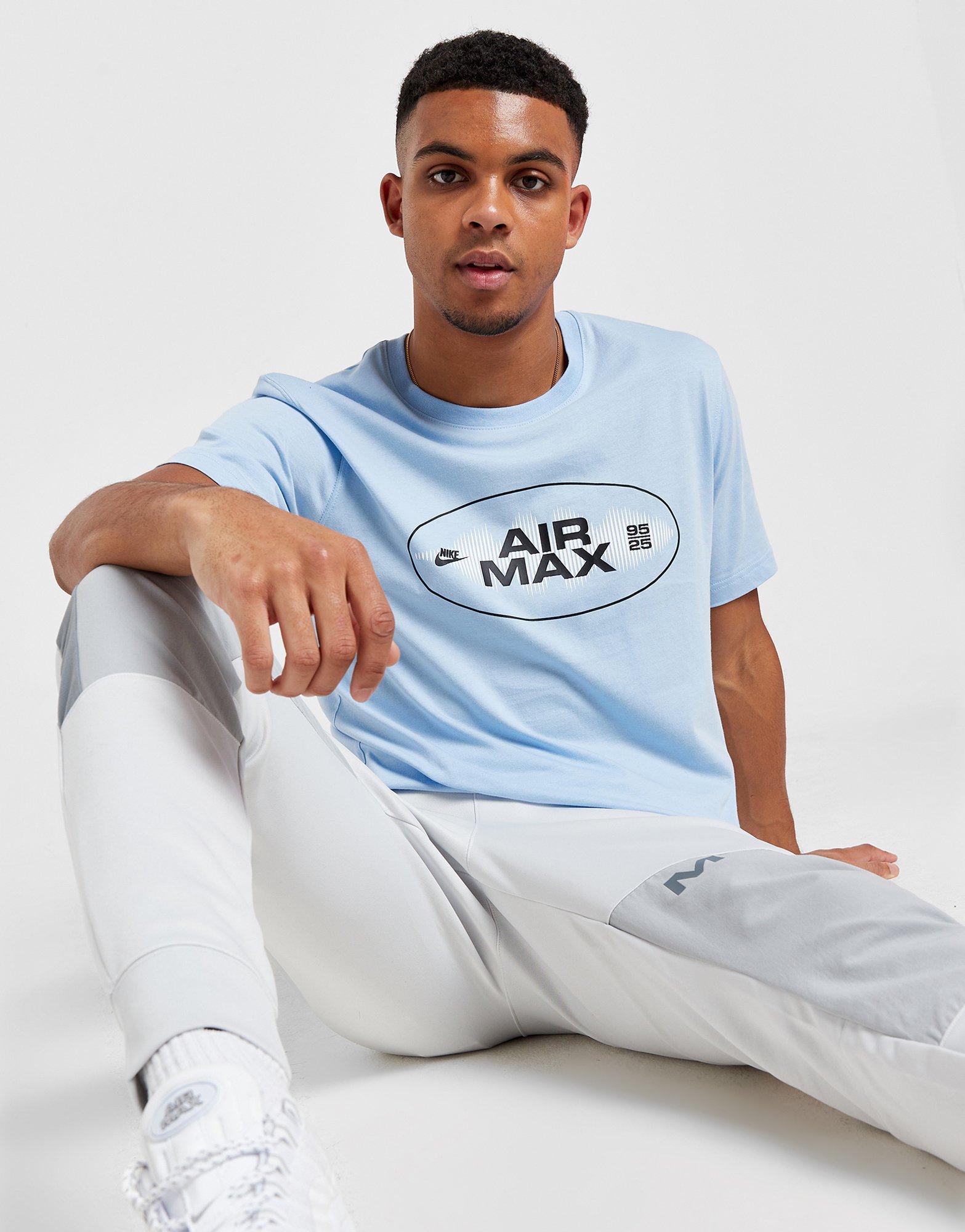 Férfi póló NIKE PÓLÓ M NSW AIR MAX SS TEE HQ4898-422 Kék