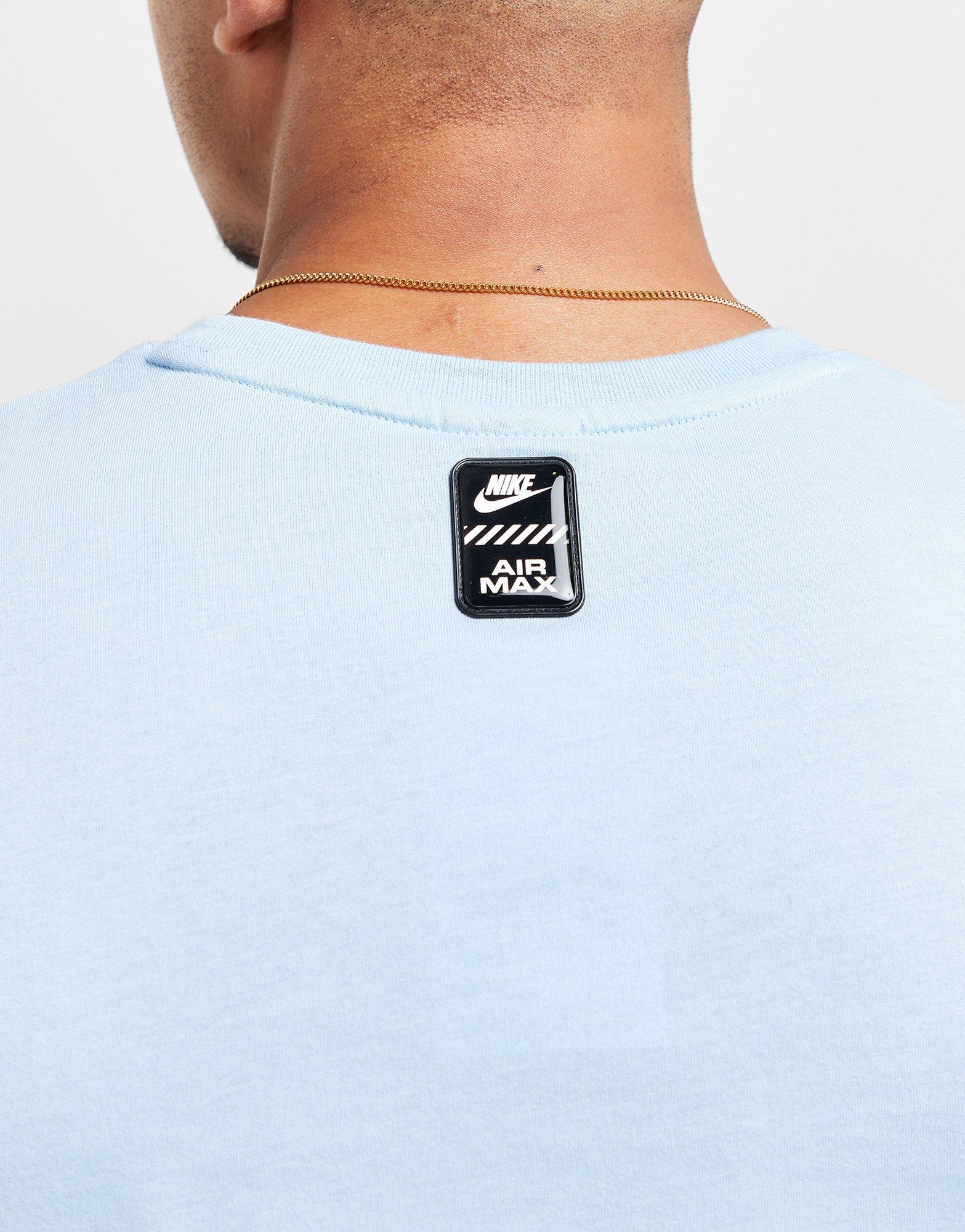 Férfi póló NIKE PÓLÓ M NSW AIR MAX SS TEE HQ4898-422 Kék