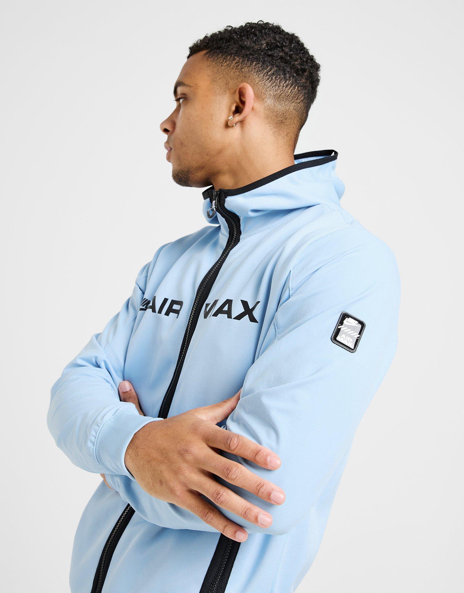 Bluza męska NIKE BLUZA Z KAPTUREM M NSW AIR MAX PK FZ HOODIE HQ4899-422 Niebieski