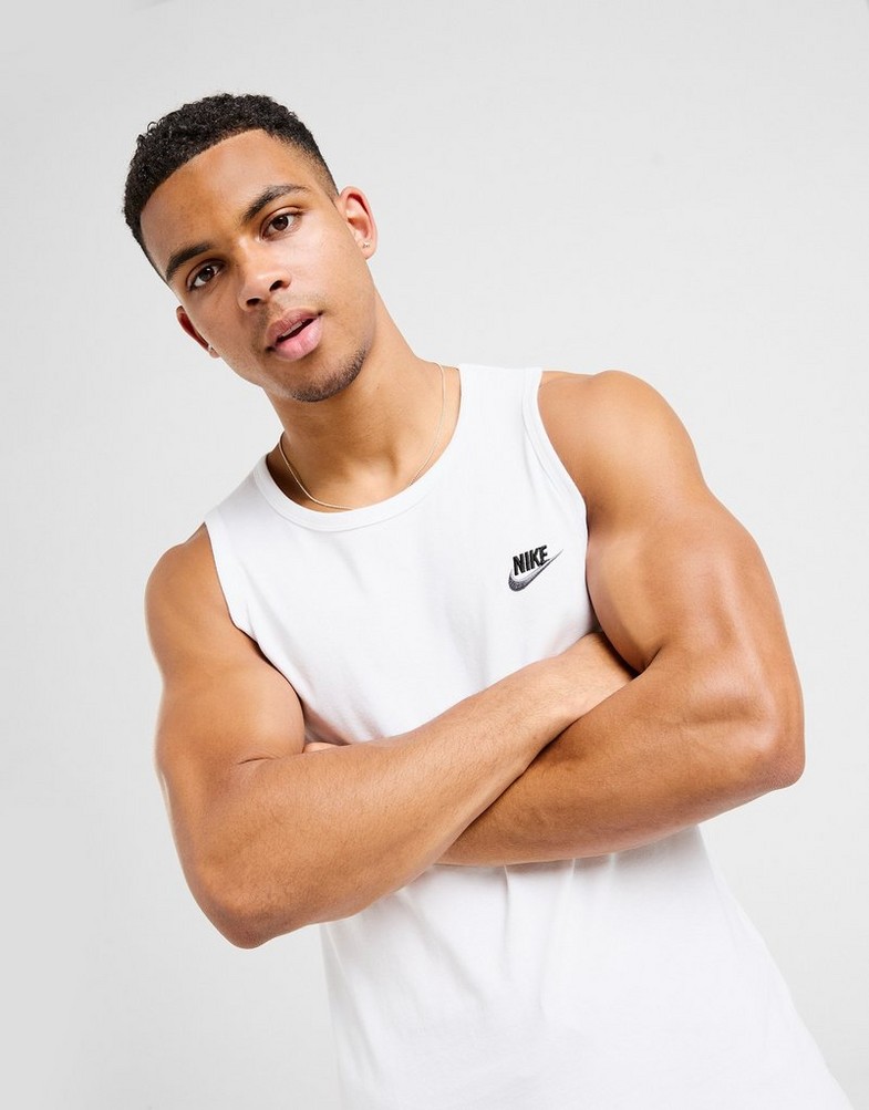 Top pentru bărbați NIKE MAIOU M NSW CLUB MAIOU DT IB8022-100 Alb