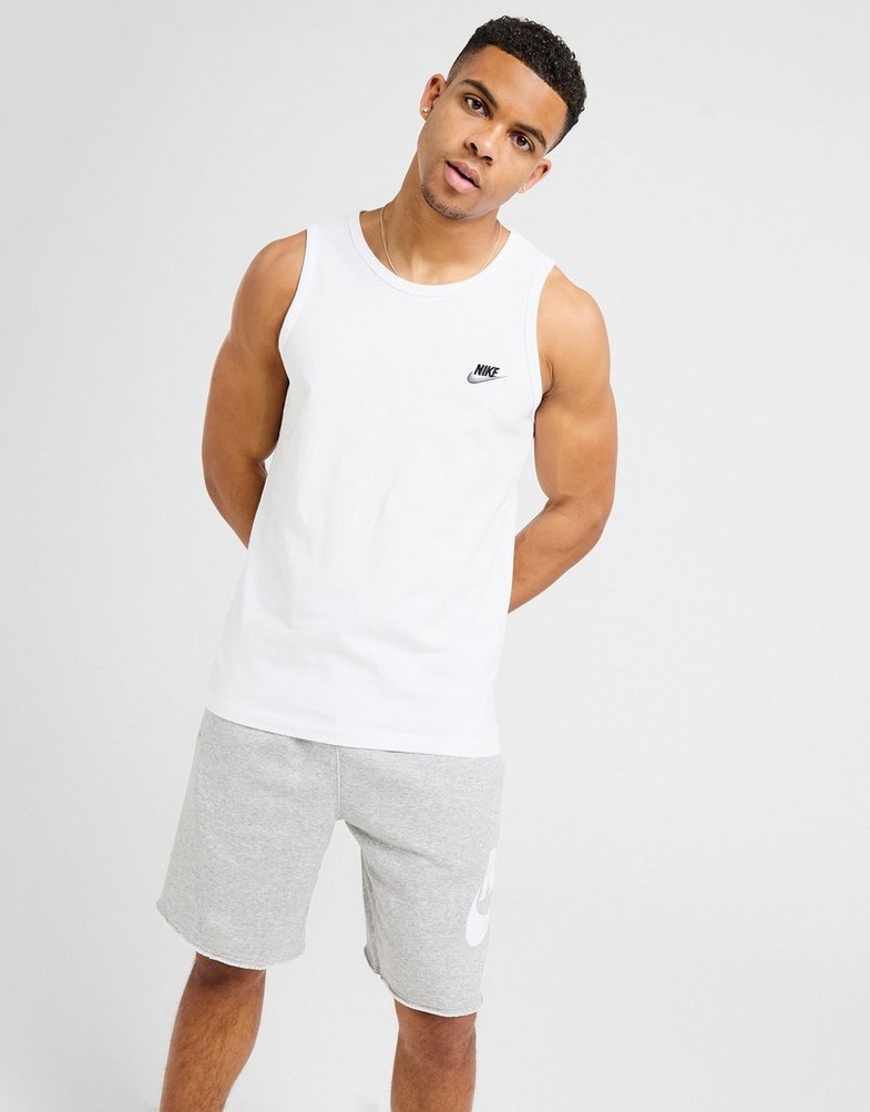Top pentru bărbați NIKE MAIOU M NSW CLUB MAIOU DT IB8022-100 Alb