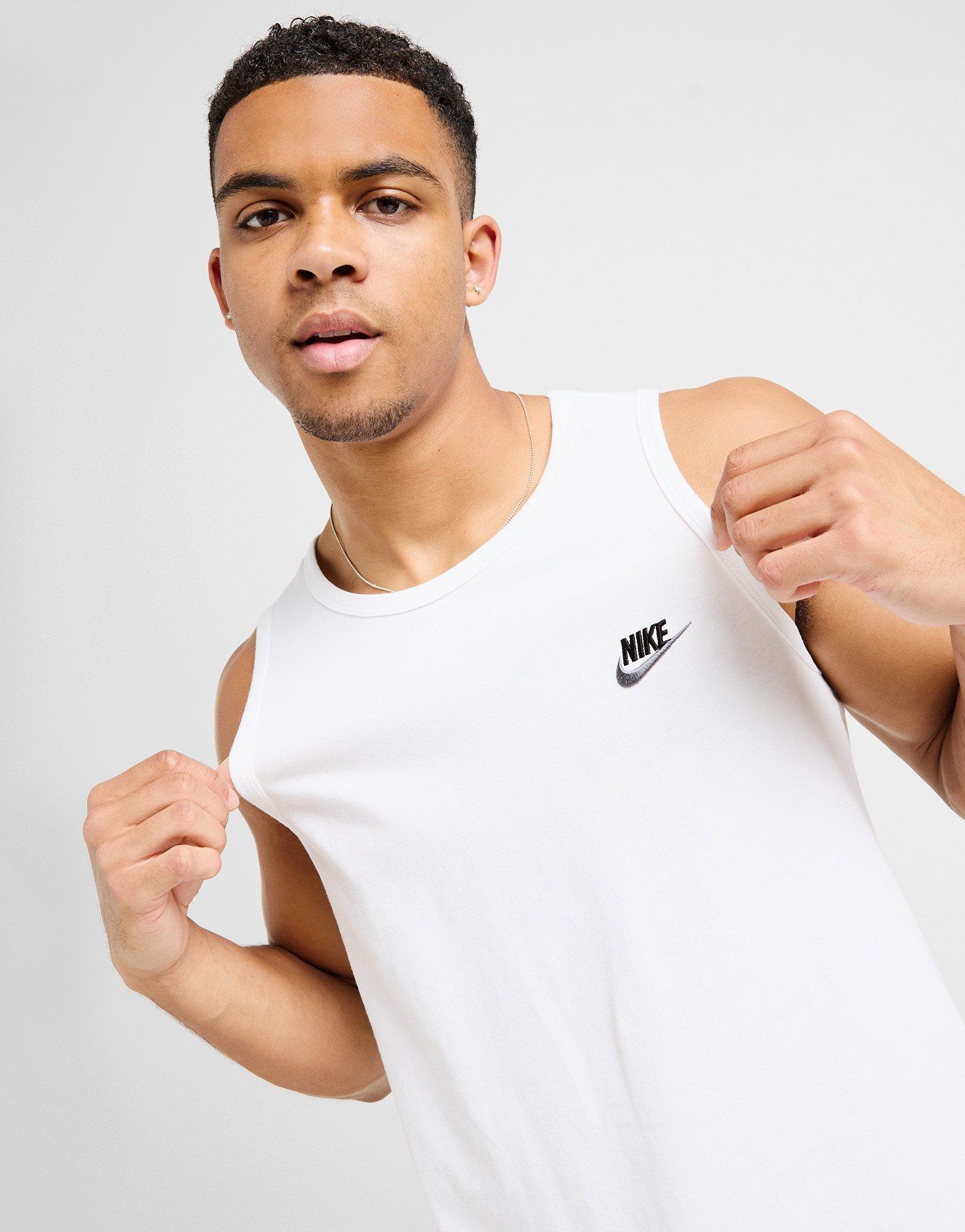 Pánský top NIKE TOP M NSW CLUB TOP DT IB8022-100 Bílá