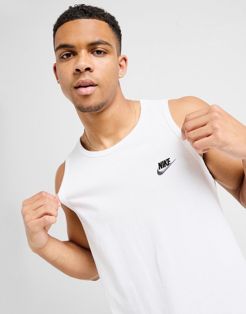 Top pentru bărbați NIKE MAIOU M NSW CLUB MAIOU DT IB8022-100 Alb