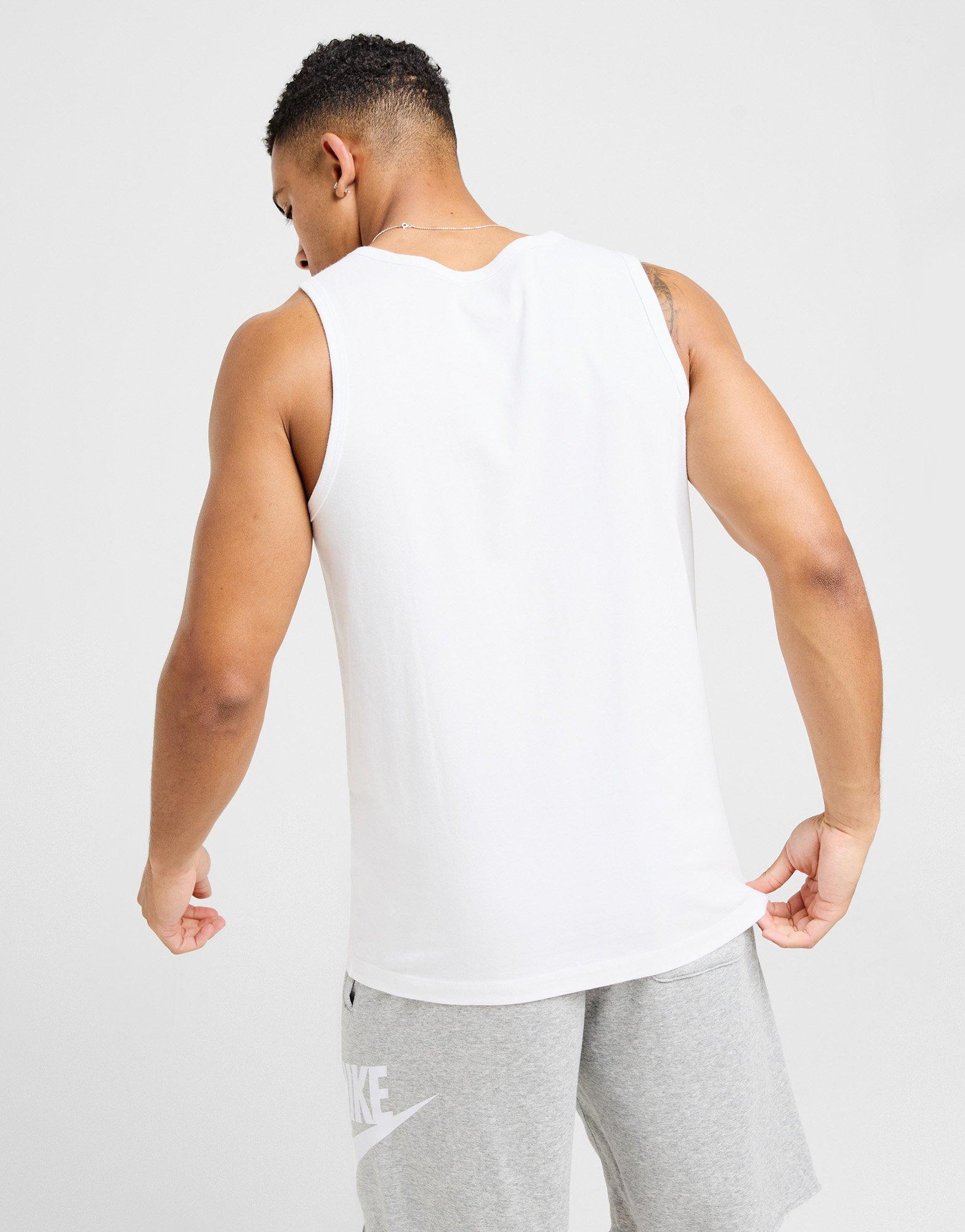 Pánský top NIKE TOP M NSW CLUB TOP DT IB8022-100 Bílá