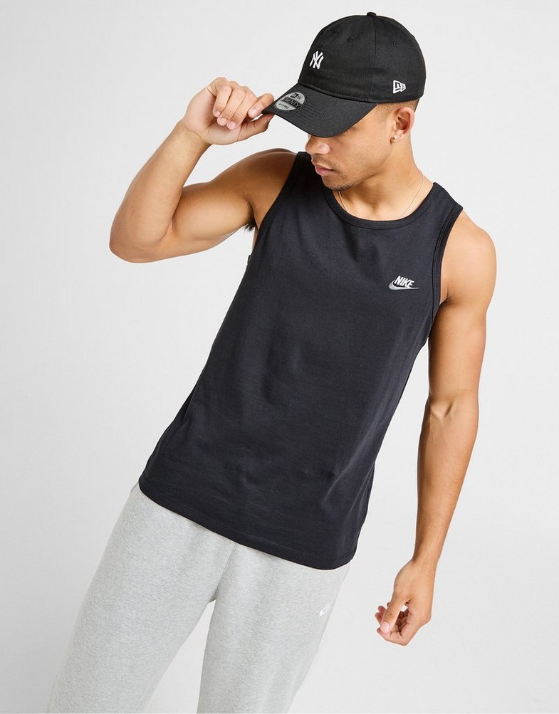 Top pentru bărbați NIKE MAIOU M NSW CLUB MAIOU DT IB8022-010 Negru