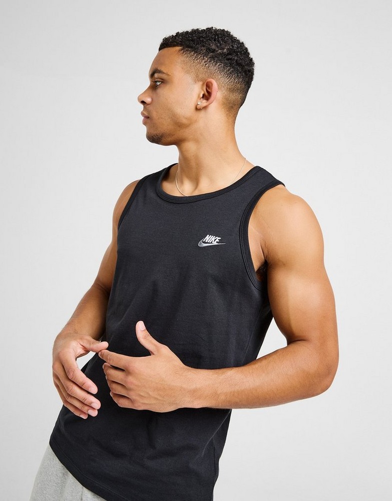 Top pentru bărbați NIKE MAIOU M NSW CLUB MAIOU DT IB8022-010 Negru