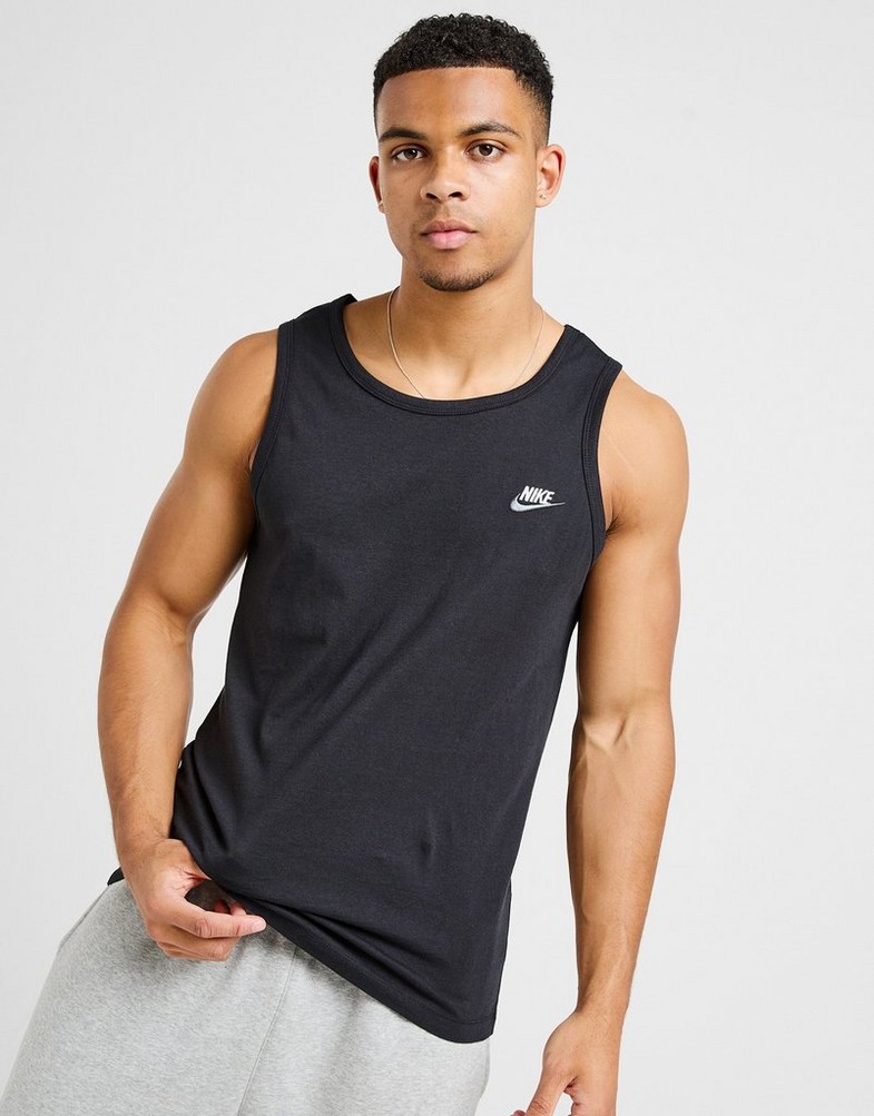 Top pentru bărbați NIKE MAIOU M NSW CLUB MAIOU DT IB8022-010 Negru