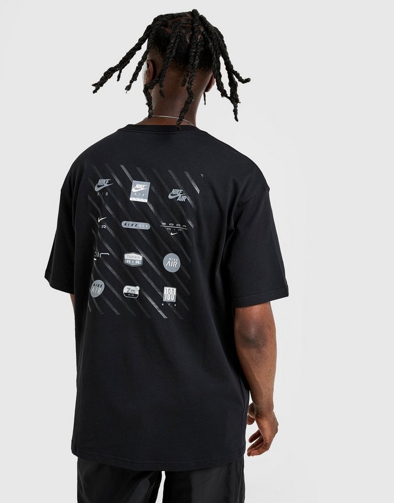 Tricou pentru bărbați NIKE TRICOU M NSW TEE M90 NK AIR SSNL SU25 HJ0726-010 Negru