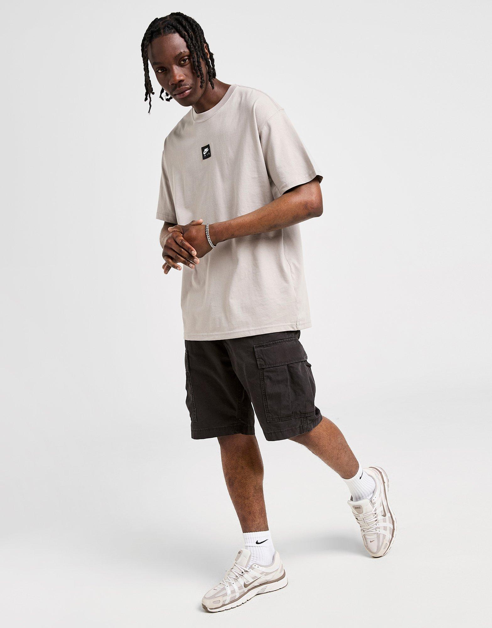 Férfi póló NIKE PÓLÓ M NSW TEE M90 NK AIR SSNL SU25 HJ0726-009 Bézs