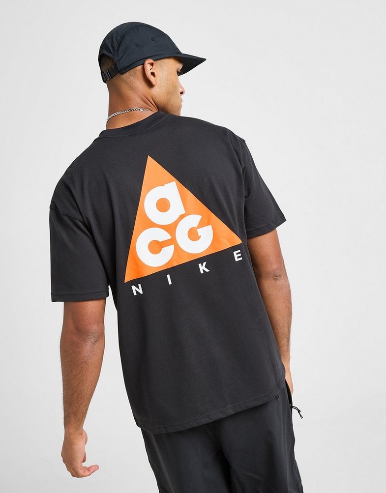 Koszulka, t-shirt męski NIKE T-SHIRT M ACG DF TEE M90 LBR+HBR TRI HJ0798-010 Czarny