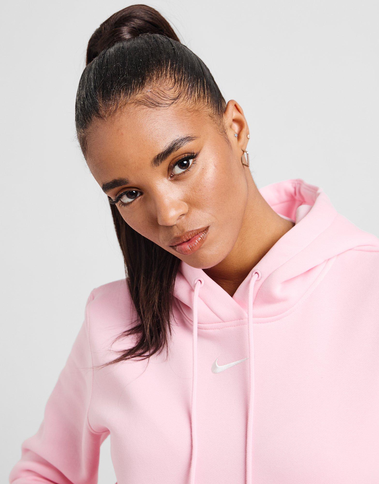 Дамска блуза NIKE СУИТЧЪР С КАЧУЛКА W NSW PHNX FLC STD HOODIE HF6839-690 Розов