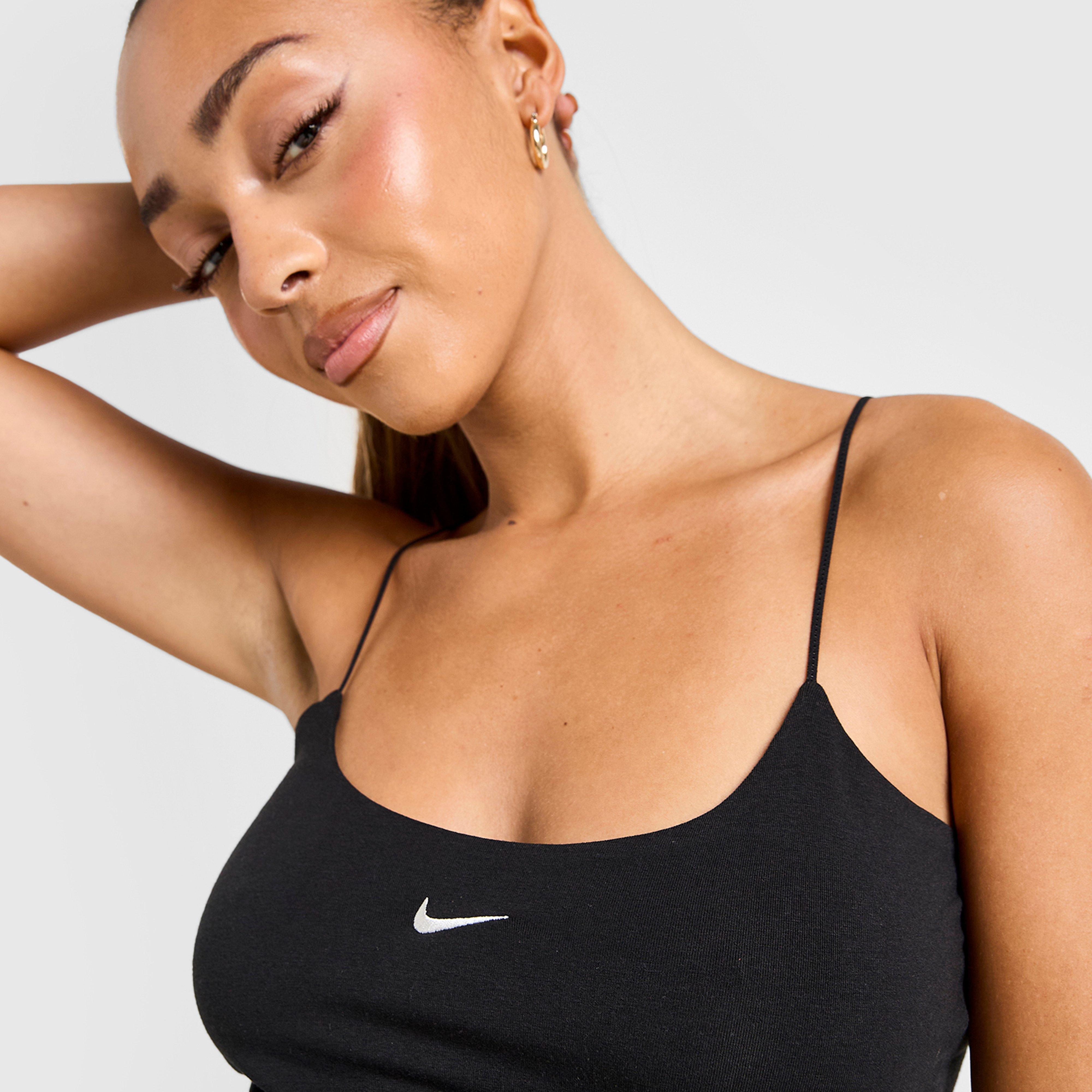 Moteriški marškinėliai be rankovių NIKE MARŠKINĖLIAI W NSW NK CHLL KNT CAMI