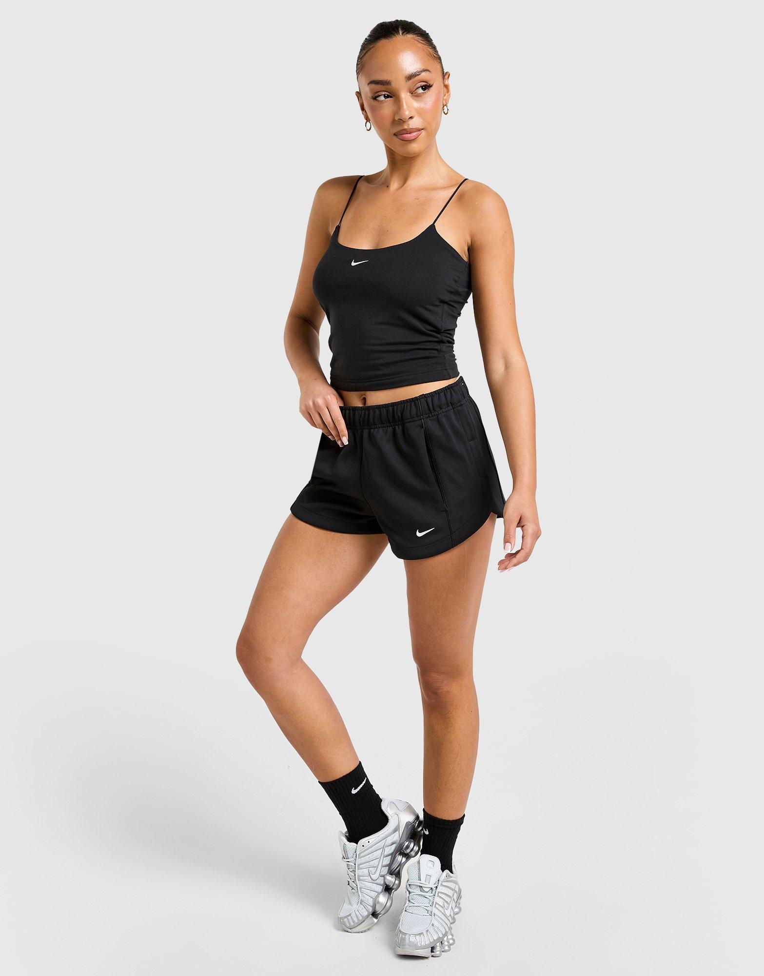 Дамски топ NIKE ТОП W NSW NK CHLL KNT CAMI FN3685-010 Черен