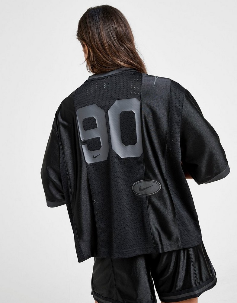 Tricou pentru femei NIKE TRICOU W NSW STREET SS GX JRSY TOP HJ0280-010 Negru