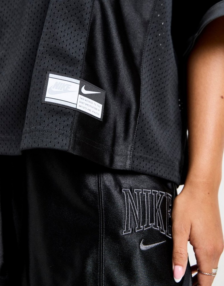 Tricou pentru femei NIKE TRICOU W NSW STREET SS GX JRSY TOP HJ0280-010 Negru