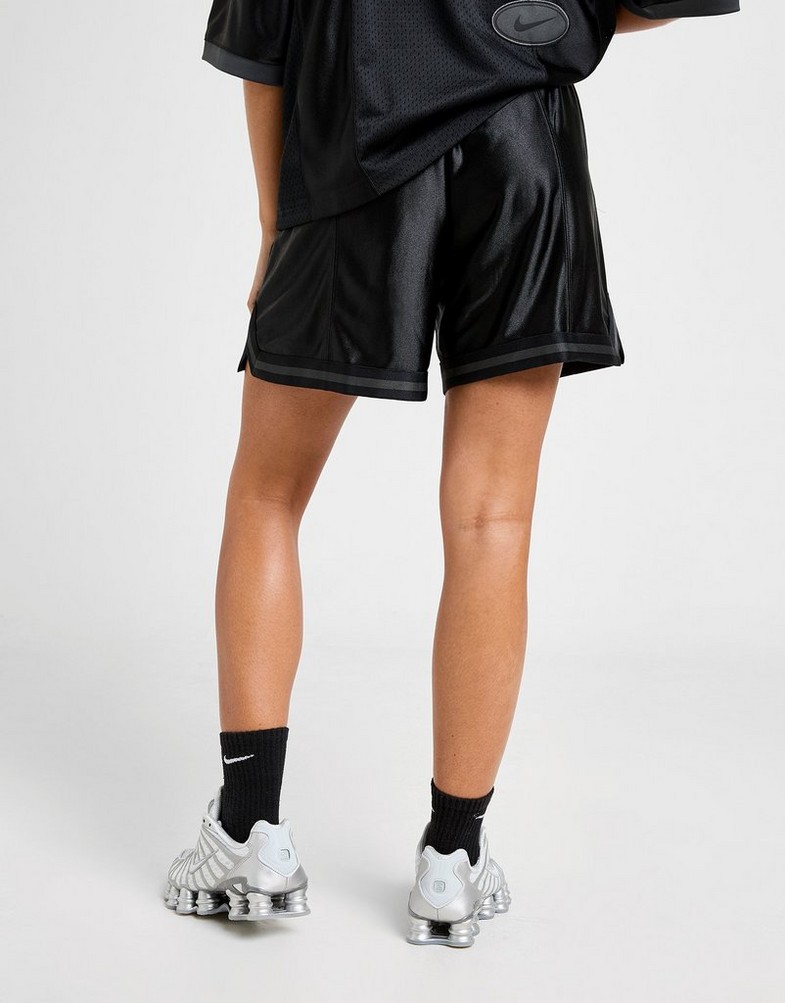 Pantaloni scurți pentru femei NIKE PANTALONI SCURȚI W NSW   STREET 6" SATIN GX SHRT HJ0163-010 Negru