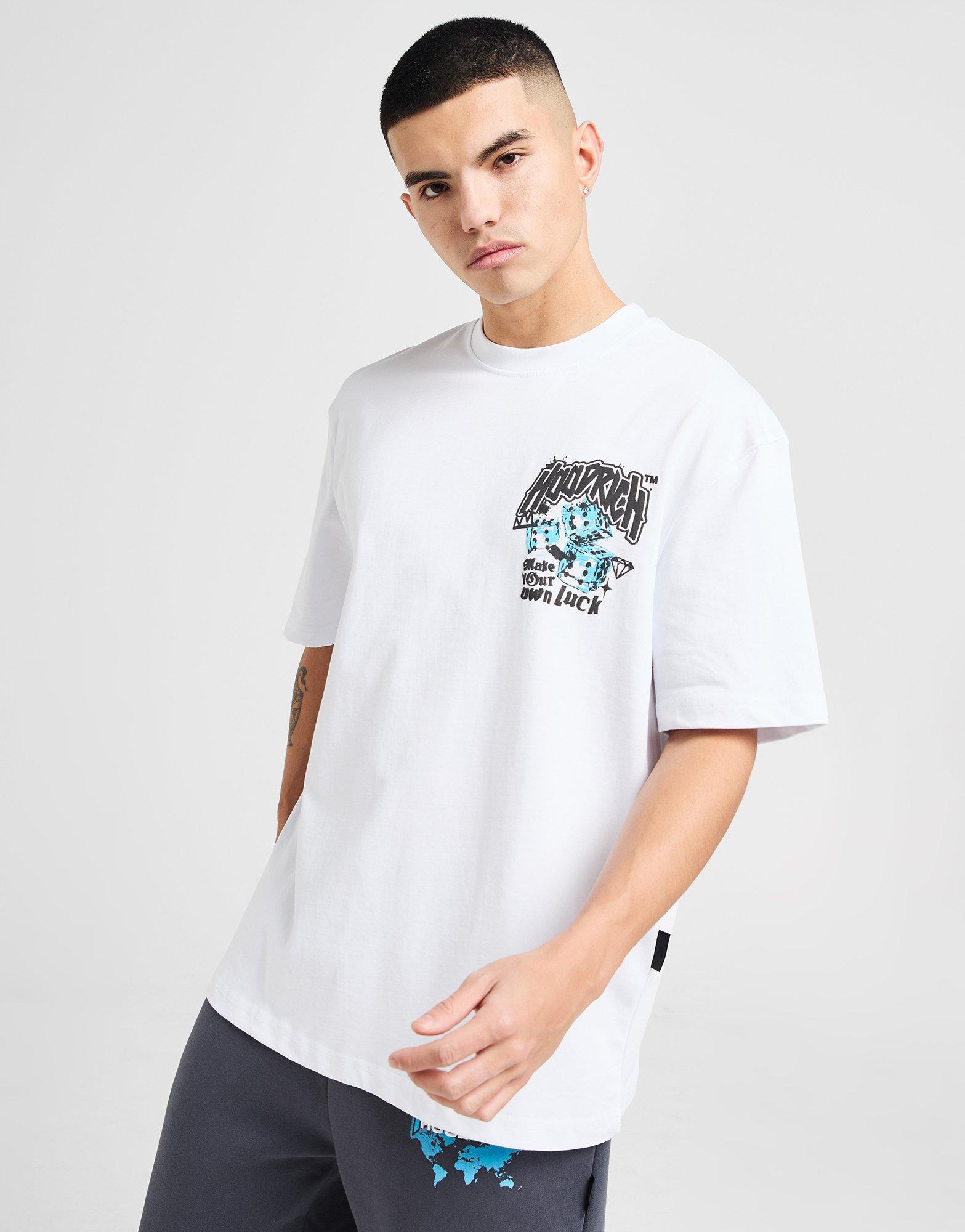 Koszulka, t-shirt męski HOODRICH T-SHIRT FORTUNE TEE WHT HR01250039 Biały