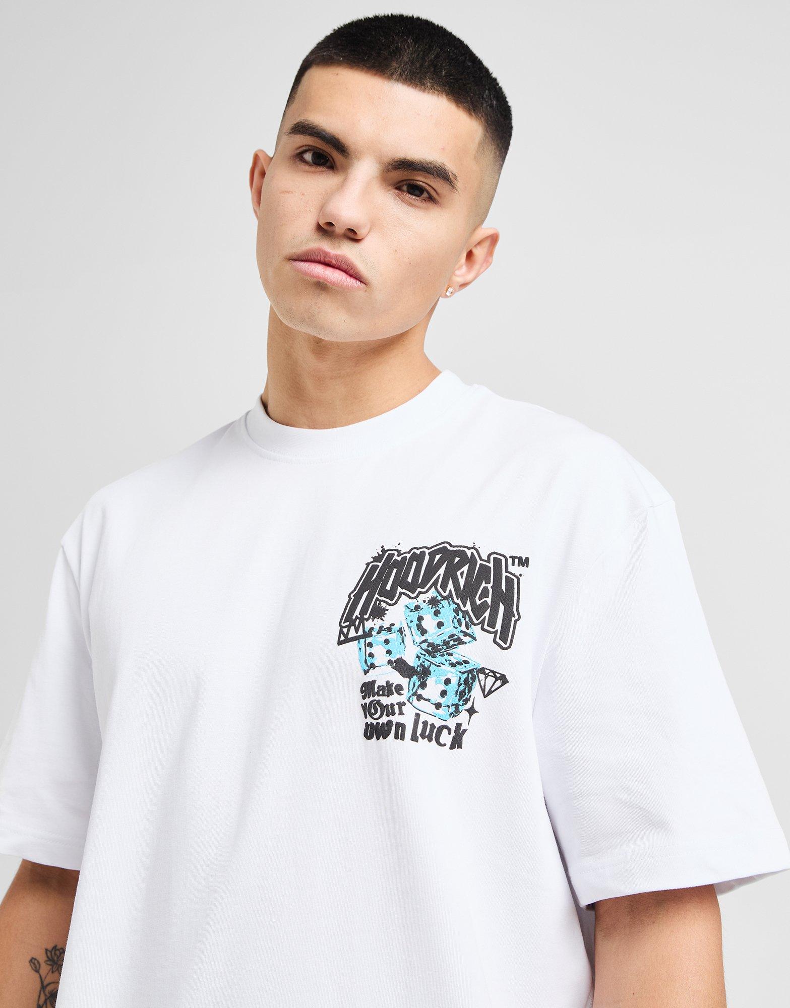 Koszulka, t-shirt męski HOODRICH T-SHIRT FORTUNE TEE WHT HR01250039 Biały