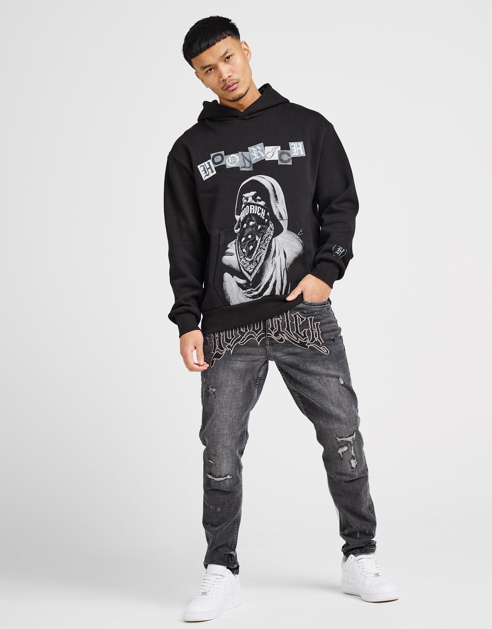 Bluza męska HOODRICH BLUZA Z KAPTUREM HALO OH HD BLK HR-0125-0610 Czarny