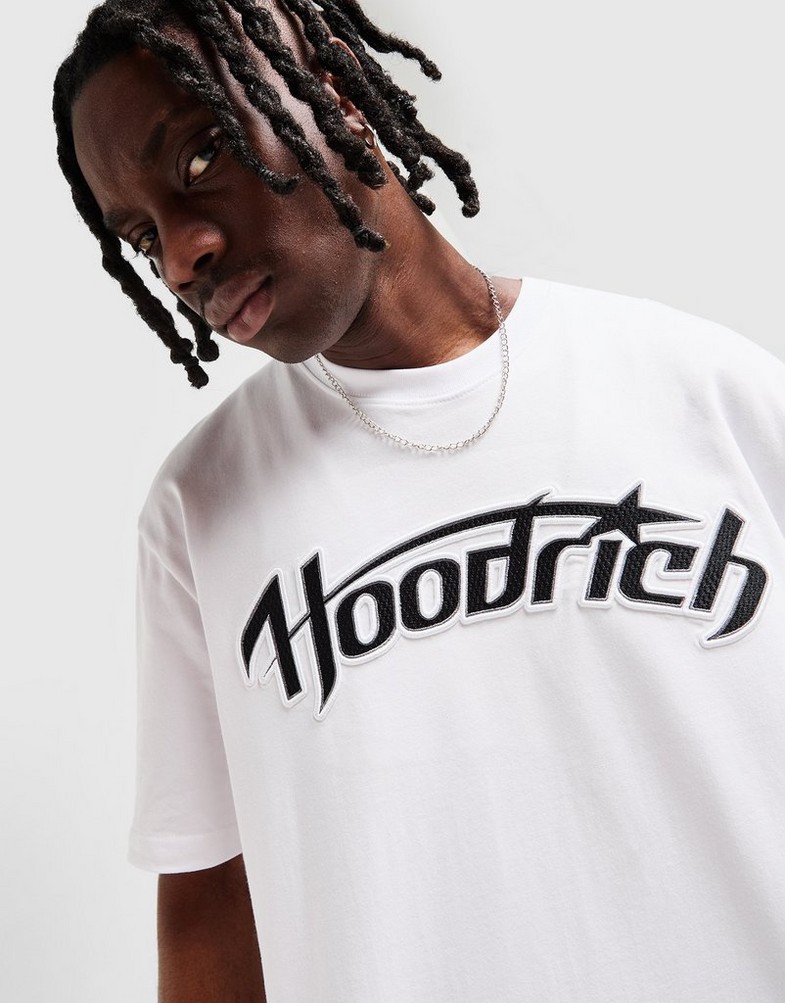 Мъжка тениска HOODRICH ТЕНИСКА GALAXY TEE WHT/BLK HR-0125-0605 Бял