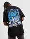 HOODRICH T-SHIRT WALL ART TEE BLK/BLU