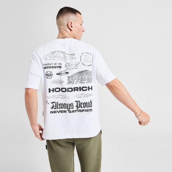 HOODRICH TRIČKO CHROMA TEE WHT