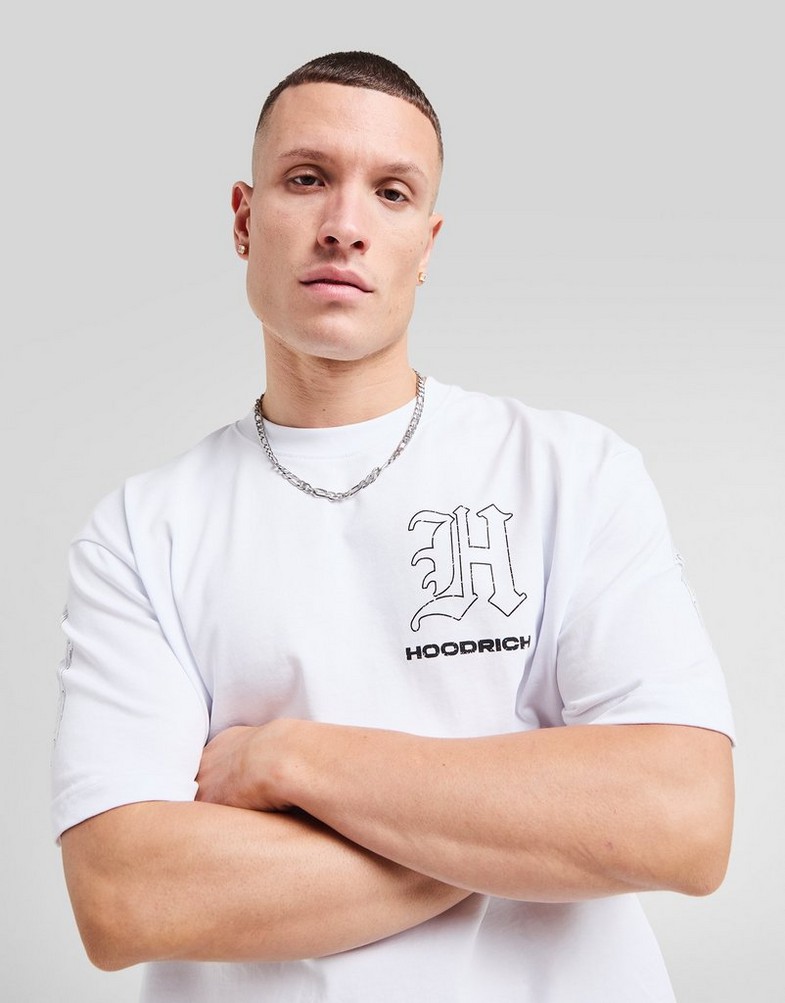 Férfi póló HOODRICH PÓLÓ CHROMA TEE WHT HR-0125-0593 Fehér