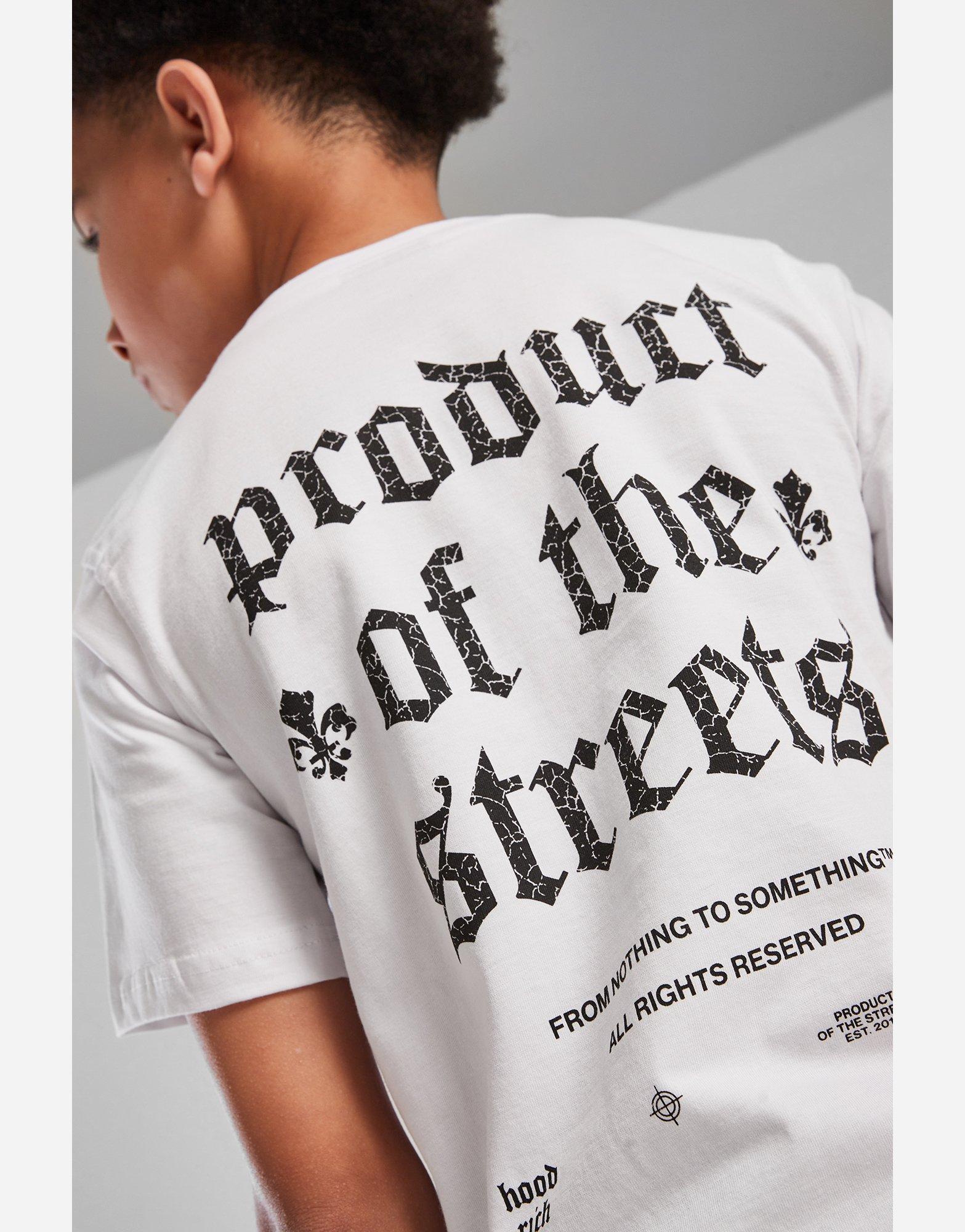 Детска тениска HOODRICH ТЕНИСКА SHDW TEE WHT/BLK/RED HJ 0125 0035 Бял