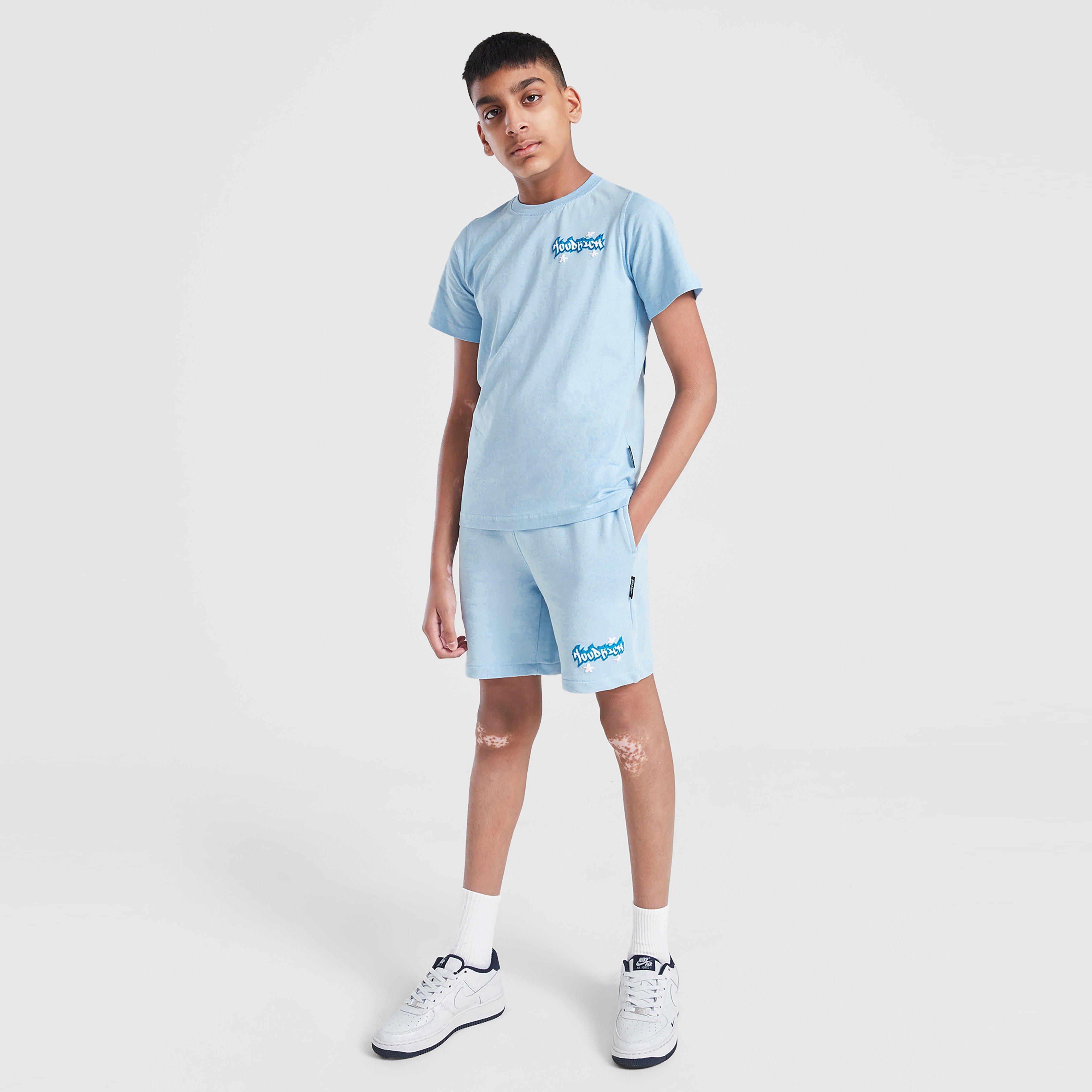 Pantaloni scurți pentru copii HOODRICH PANTALONI SCURȚI GRAFFITI SHRT SKY BLU