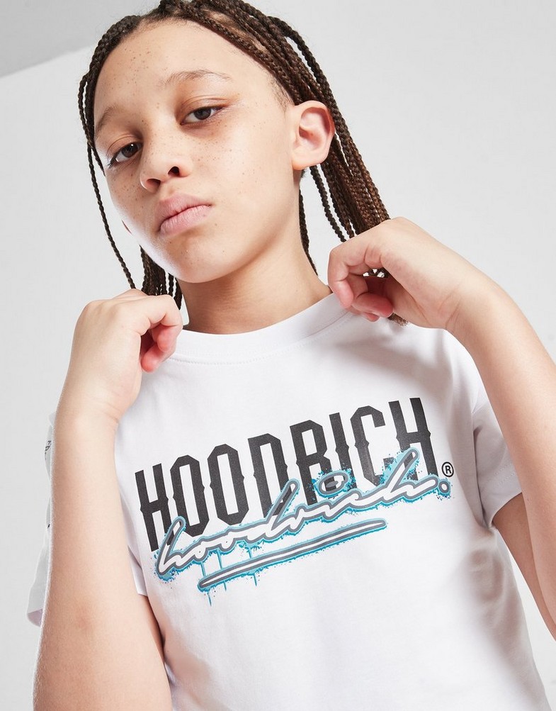 Детска тениска HOODRICH ТЕНИСКА SPLAT TEE WHT/BLU HJ 0125 0006 Бял