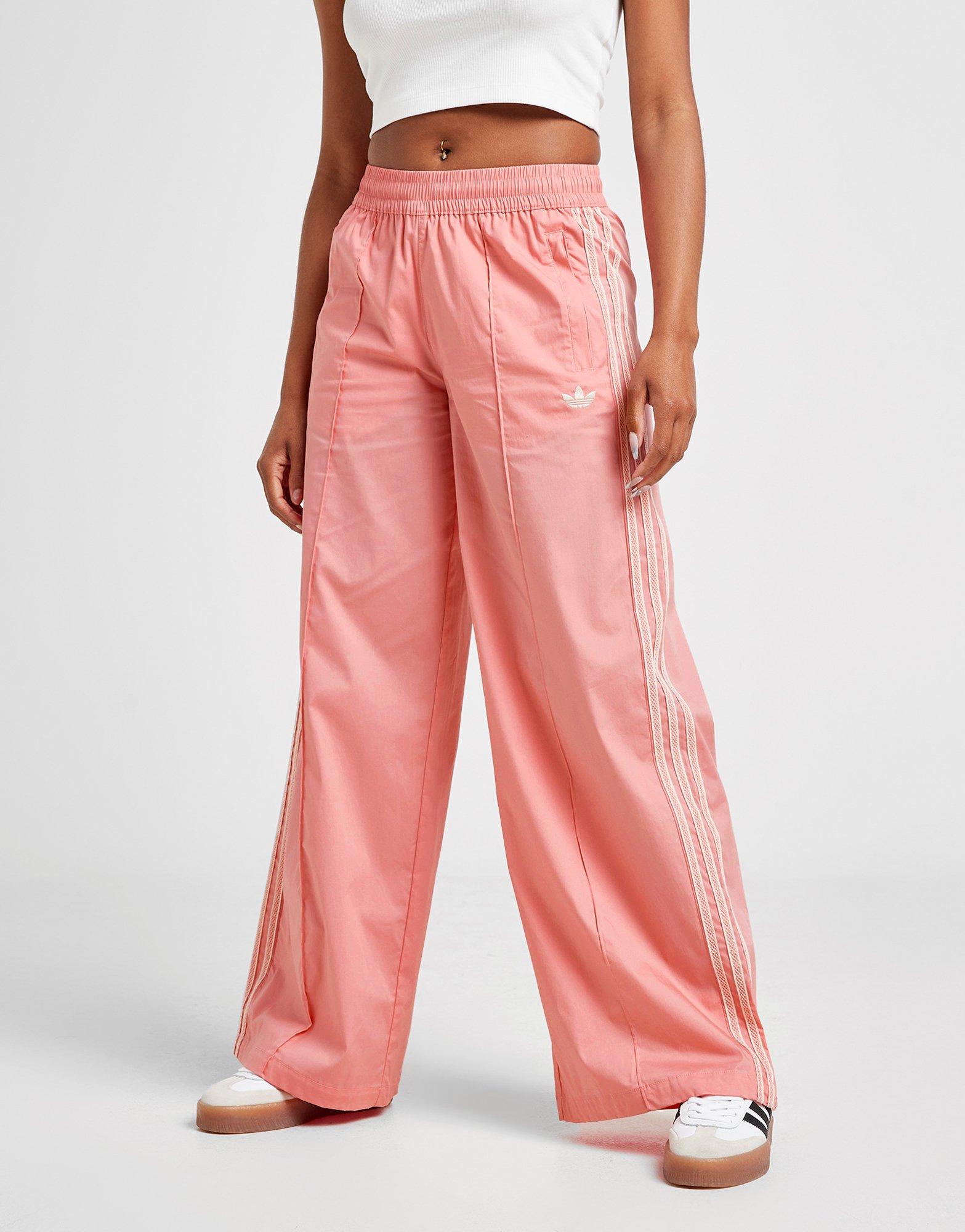 ADIDAS SPODNIE WIDELEG PANT KC0676 Różowy